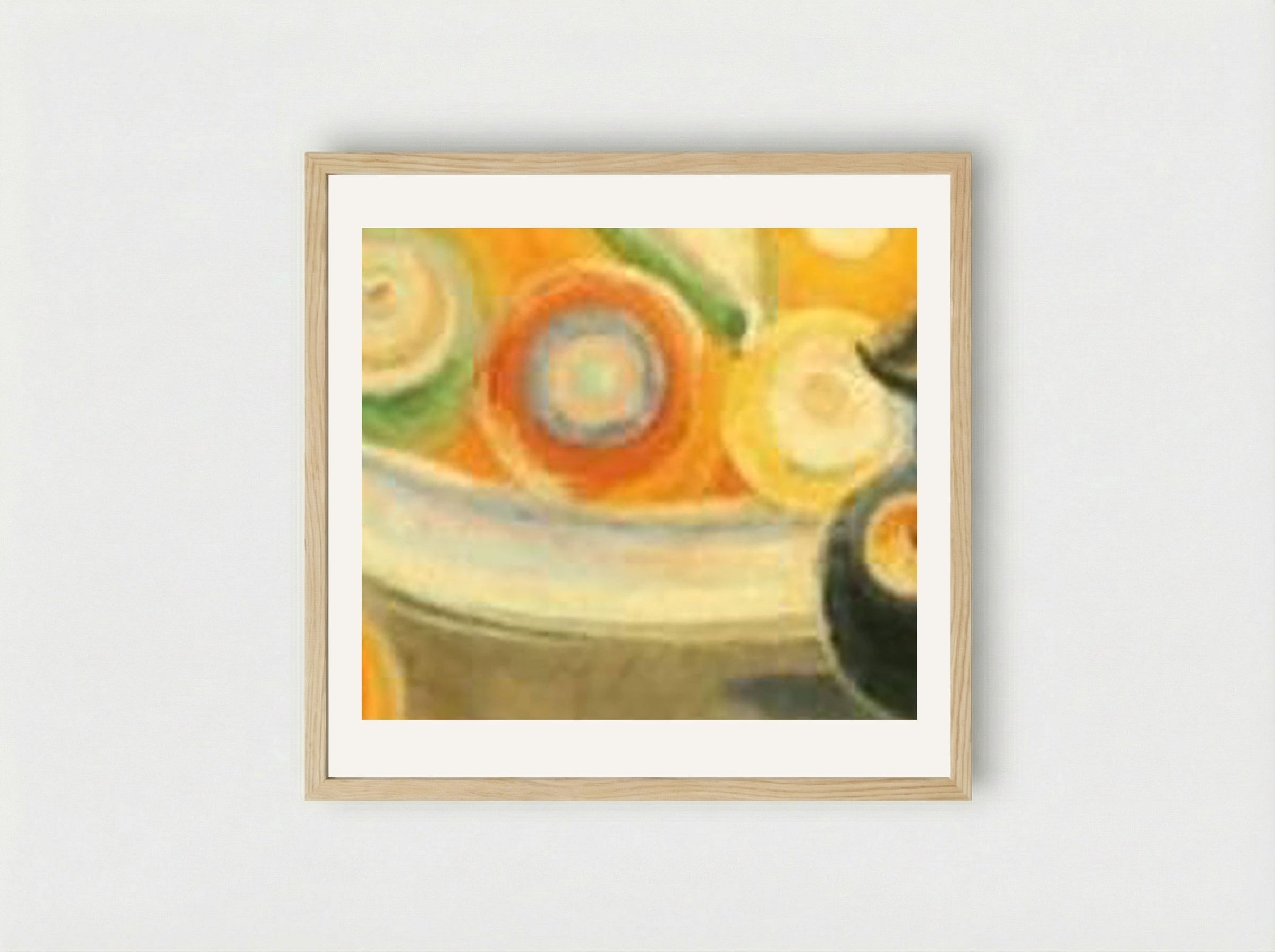 The Bowl - Robert Delaunay - Framed Print Wood