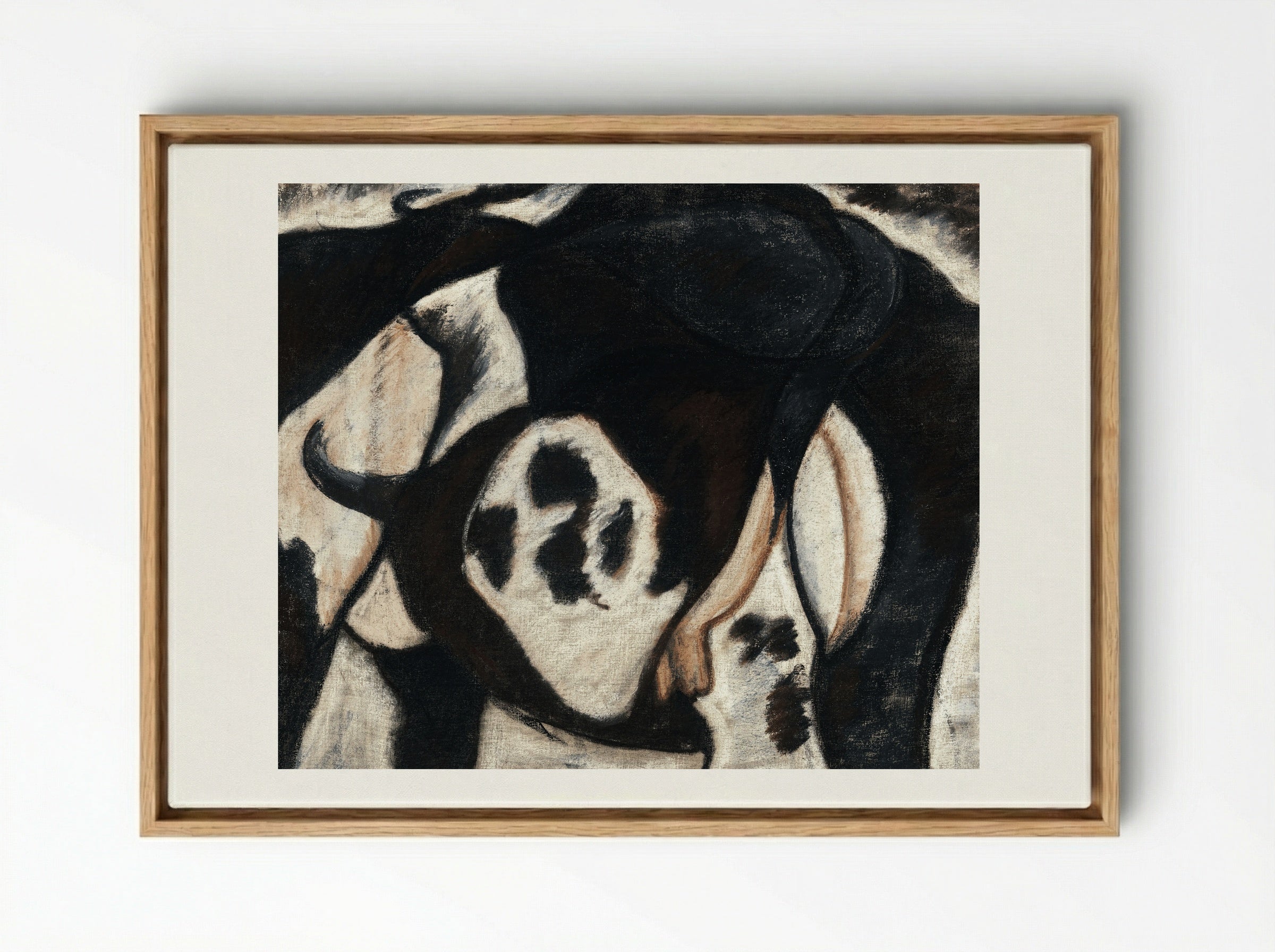 Cow - Arthur Dove - Framed Canvas Wood