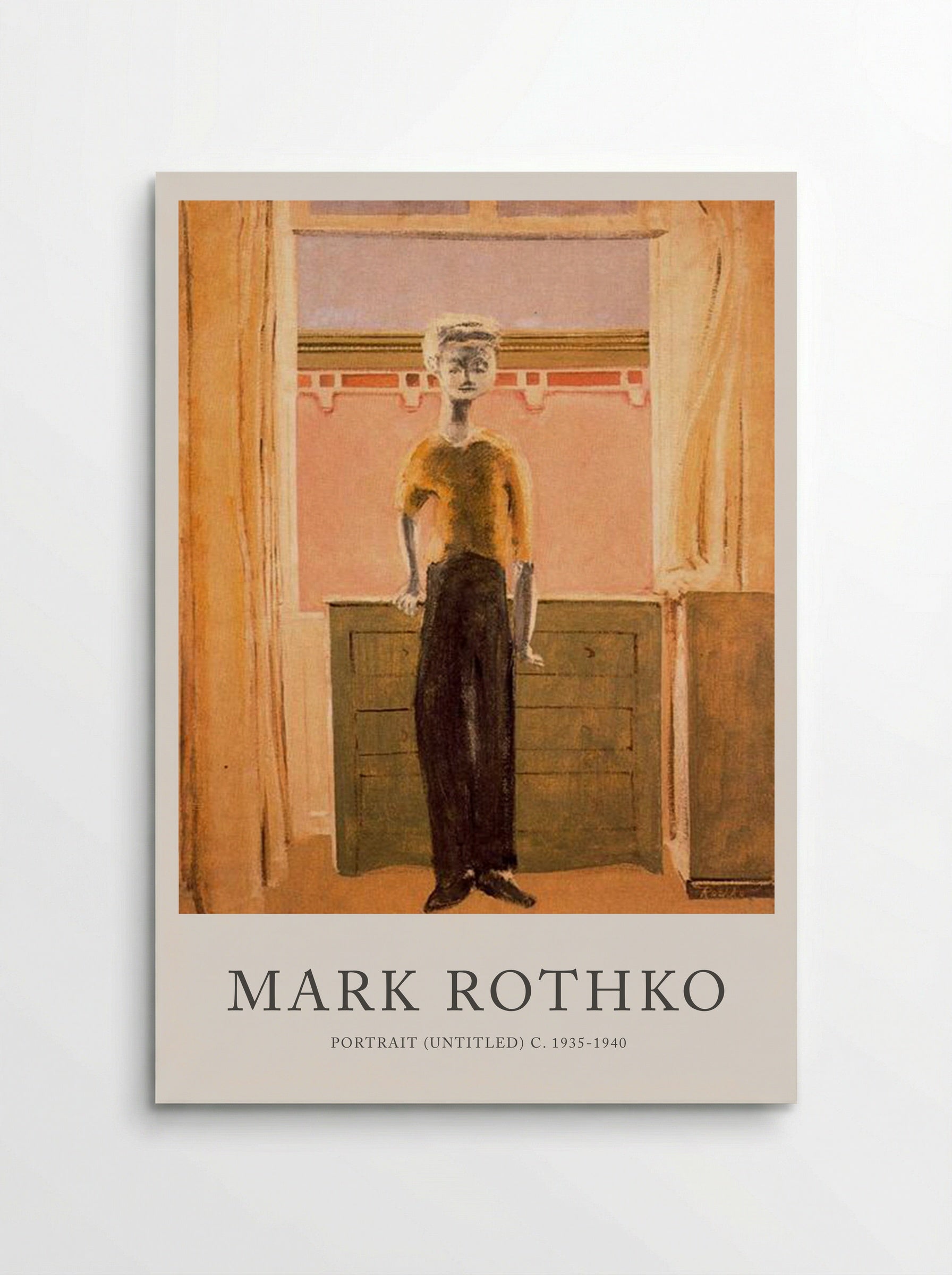 Untitled (Standing Figure by Window) - Mark Rothko - Poster