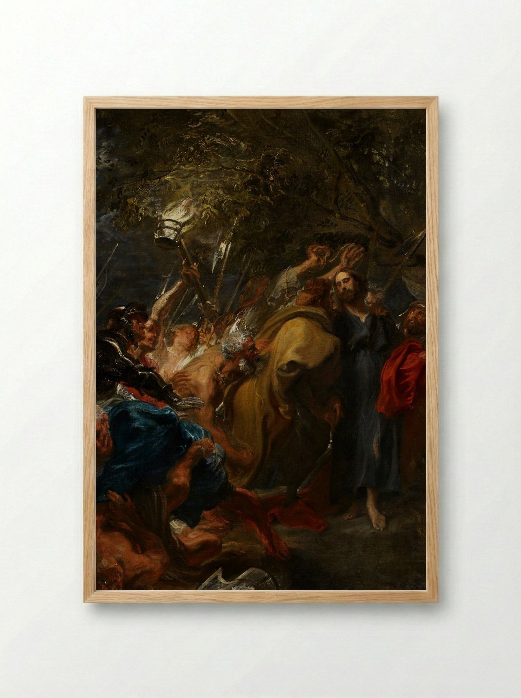 The Kiss of Judas - Peter Paul Rubens - Framed Print Wood