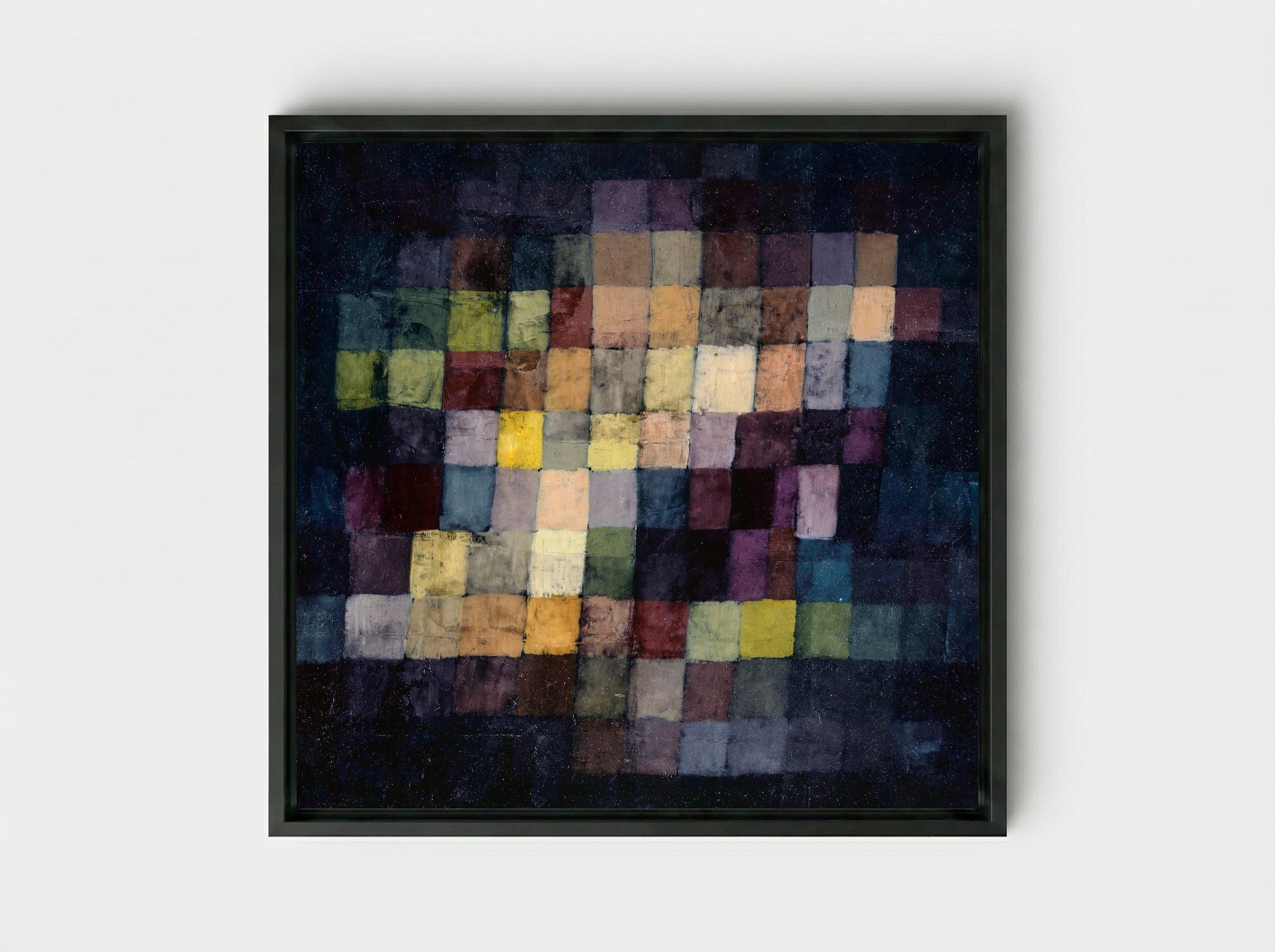 Old Sound - Paul Klee - Framed Canvas Black