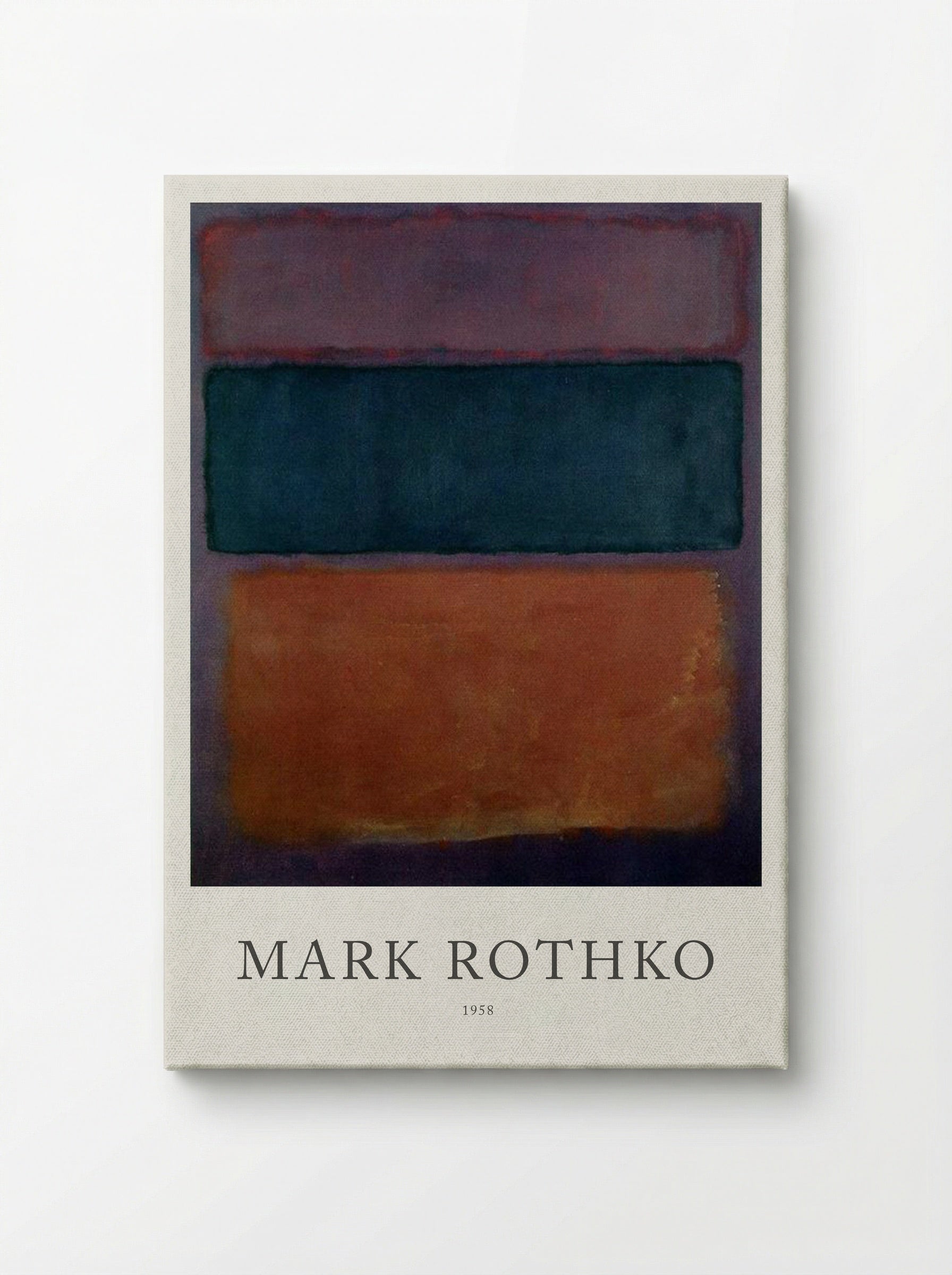 Untitled (Three Rectangles, 1958) - Mark Rothko - Canvas