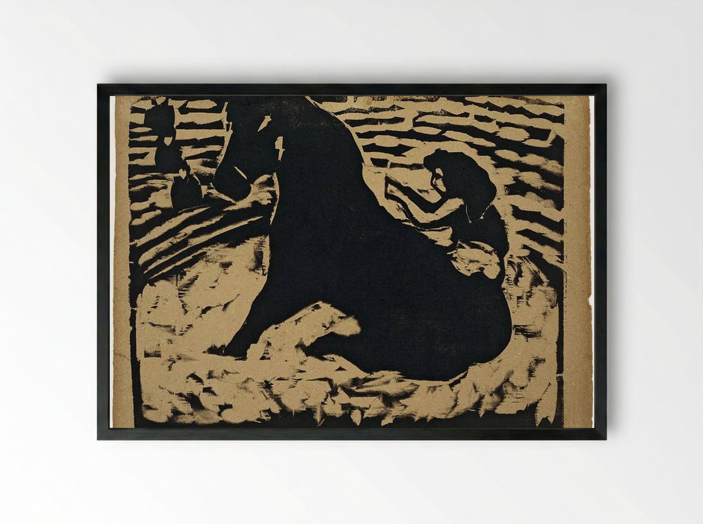 Equestrienne - Ernst Ludwig Kirchner - Framed Print Black