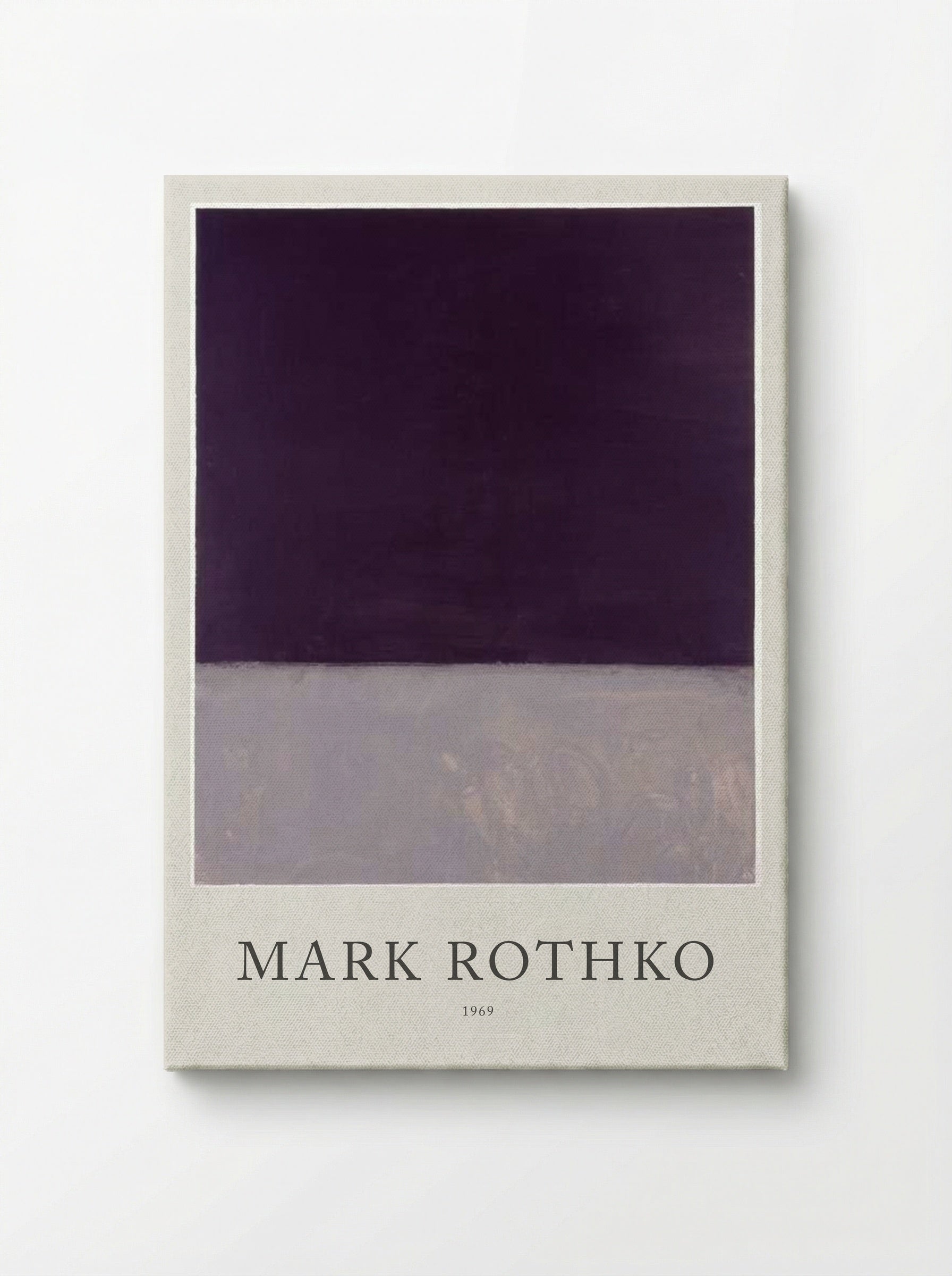 Untitled (Purple and Grey) - Mark Rothko - Canvas