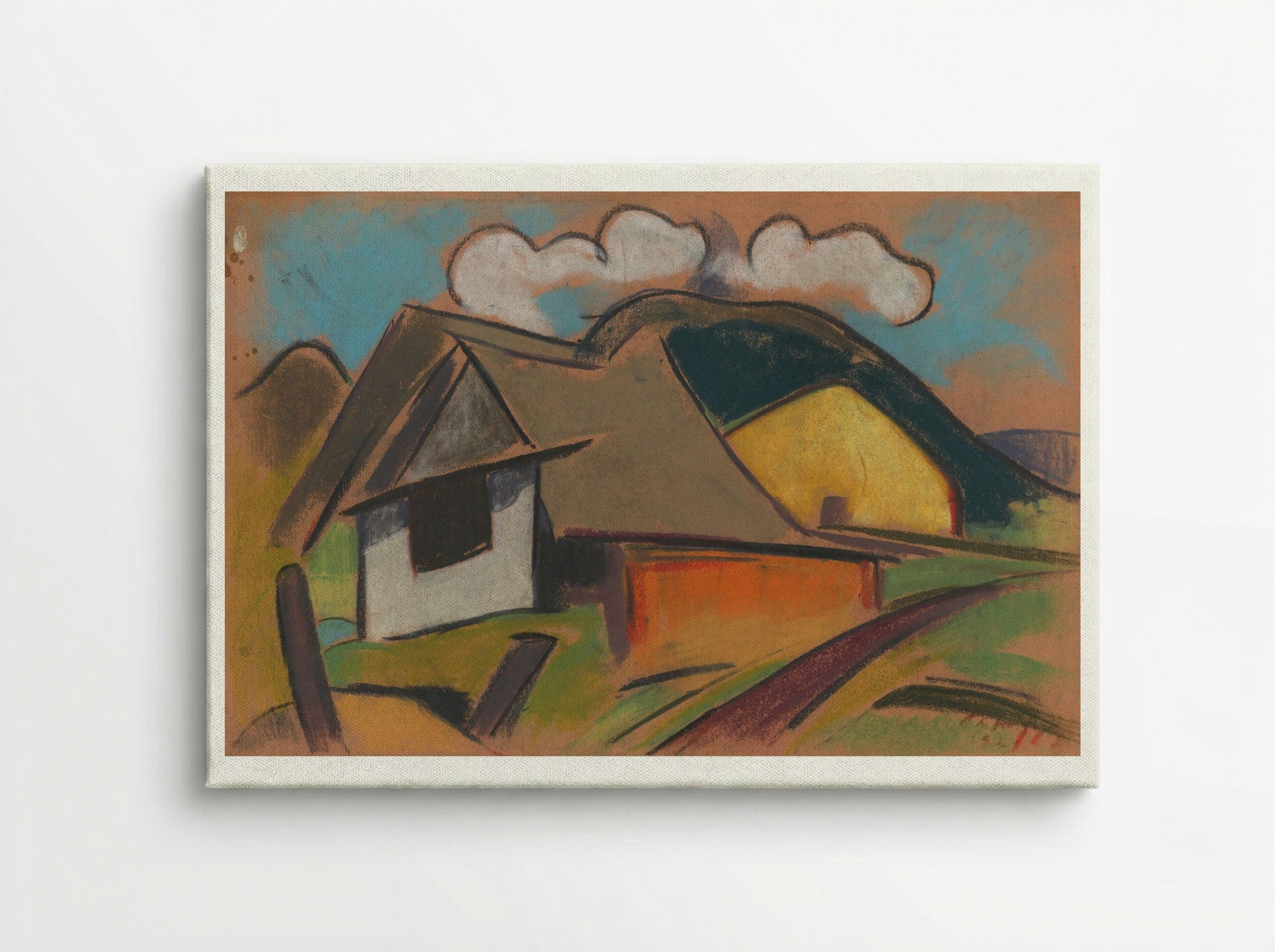Cottages in the Mountains - Zolo Palugyay - Canvas