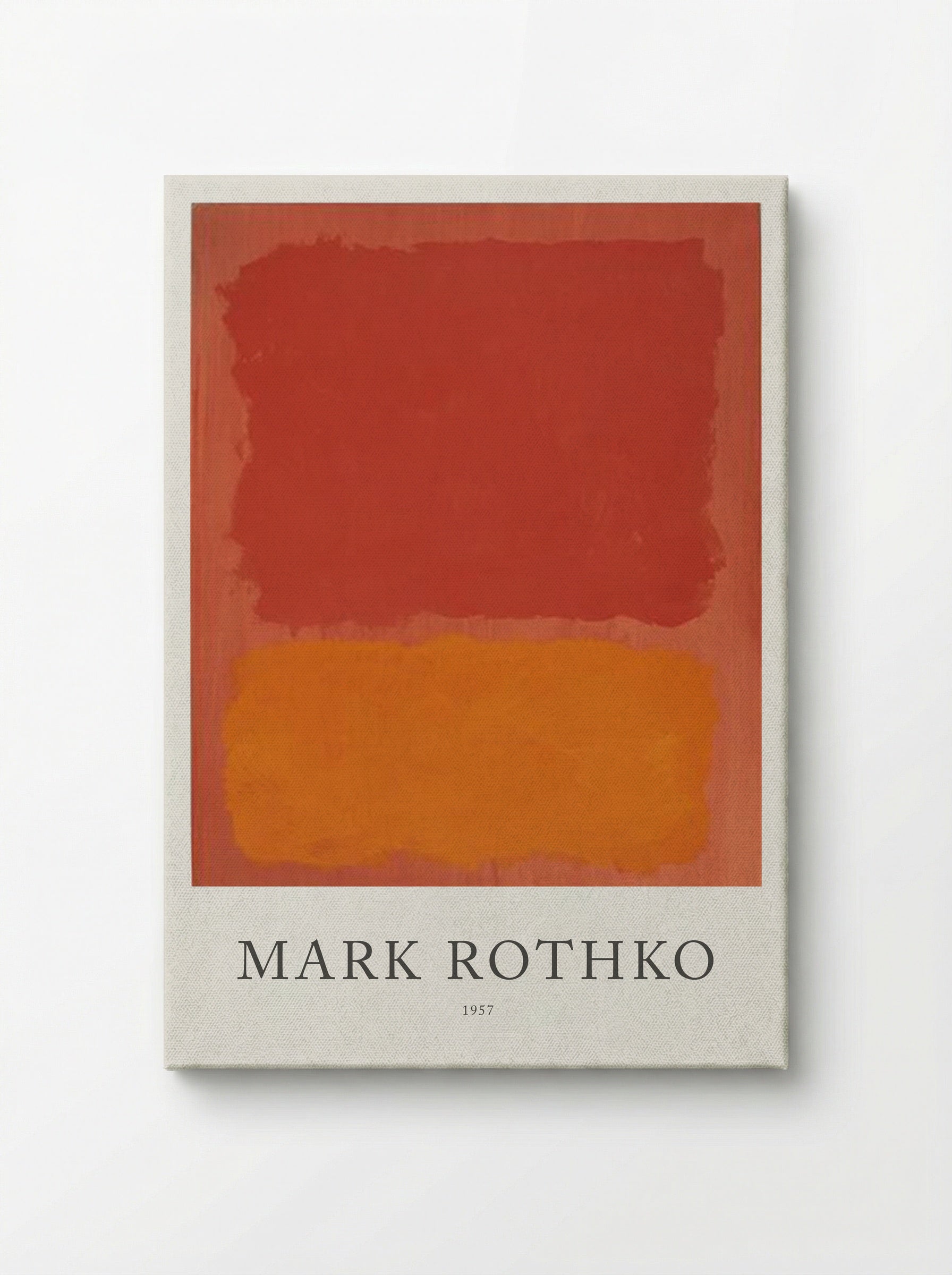 Untitled (Red and Orange) - Mark Rothko - Canvas