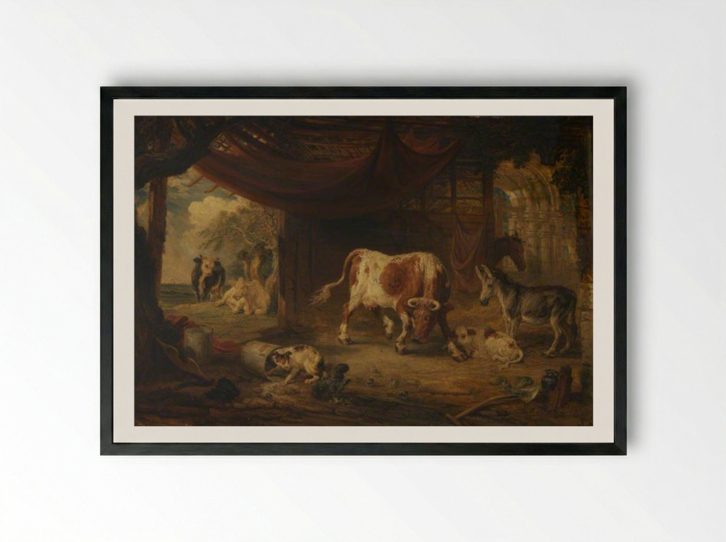 Intruder - James Ward - Framed Print Black