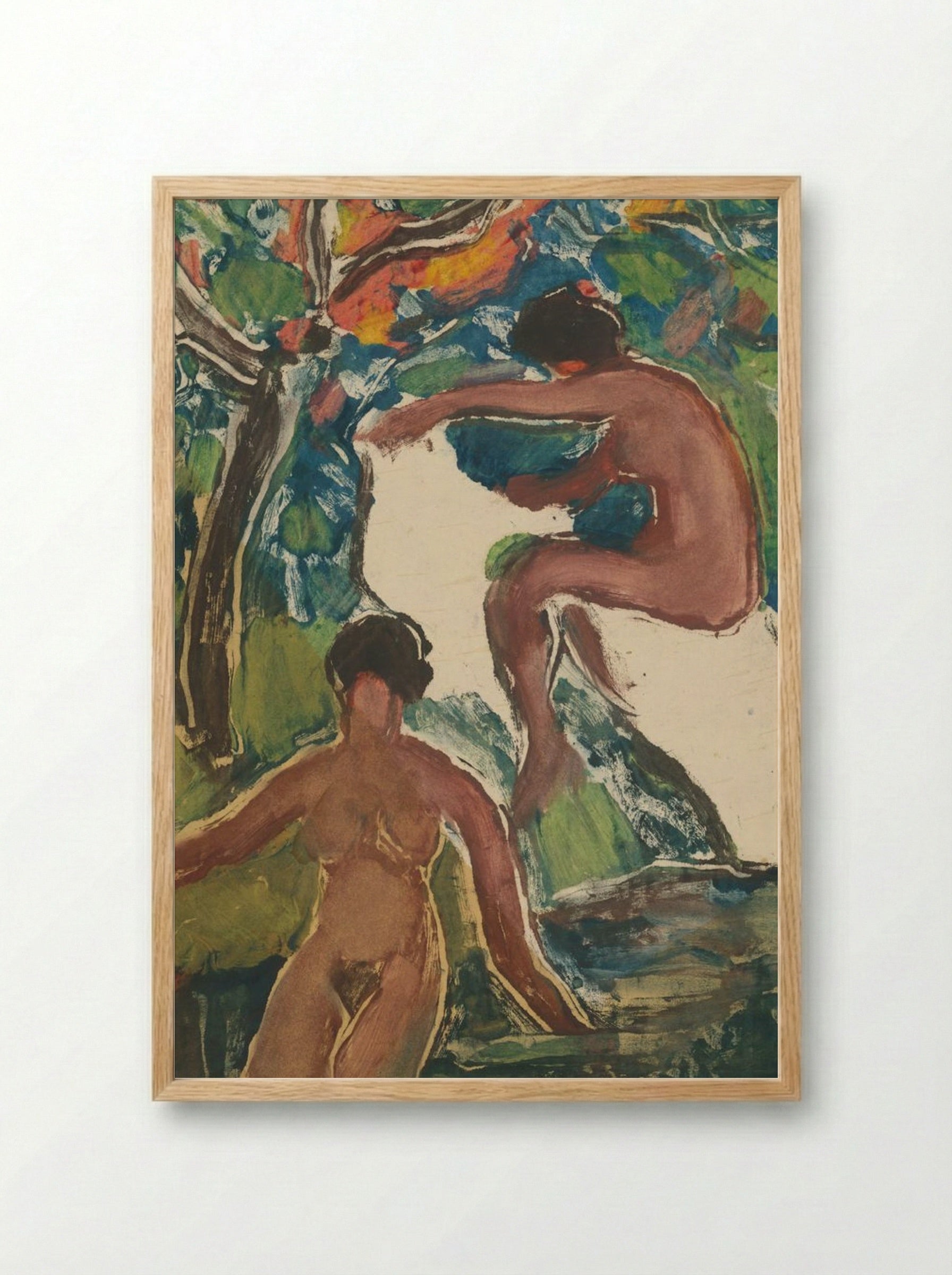 Swimming - Zolo Palugyay - Framed Print Wood