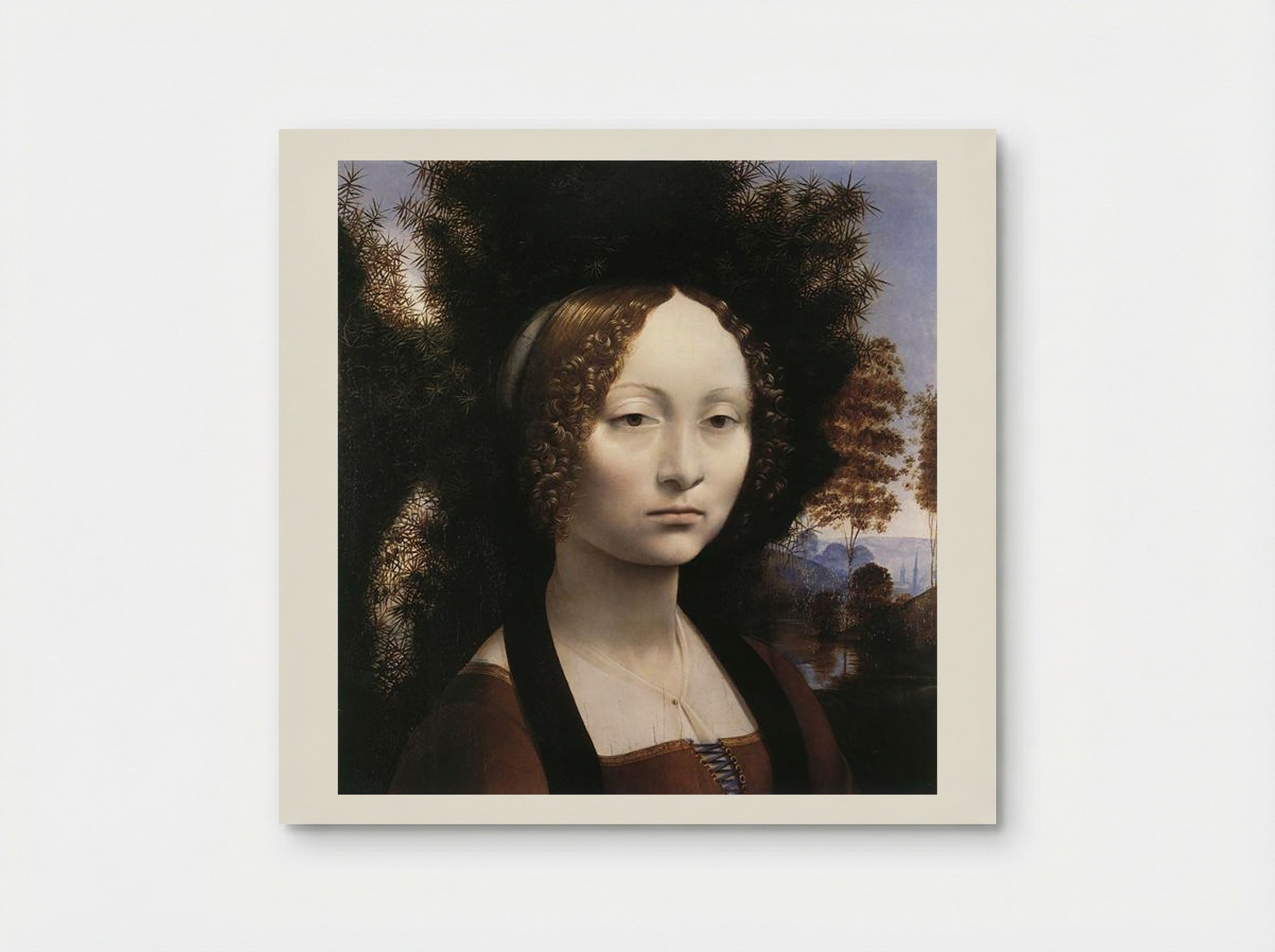 Portrait of Ginevra Benci - Leonardo da Vinci - Poster
