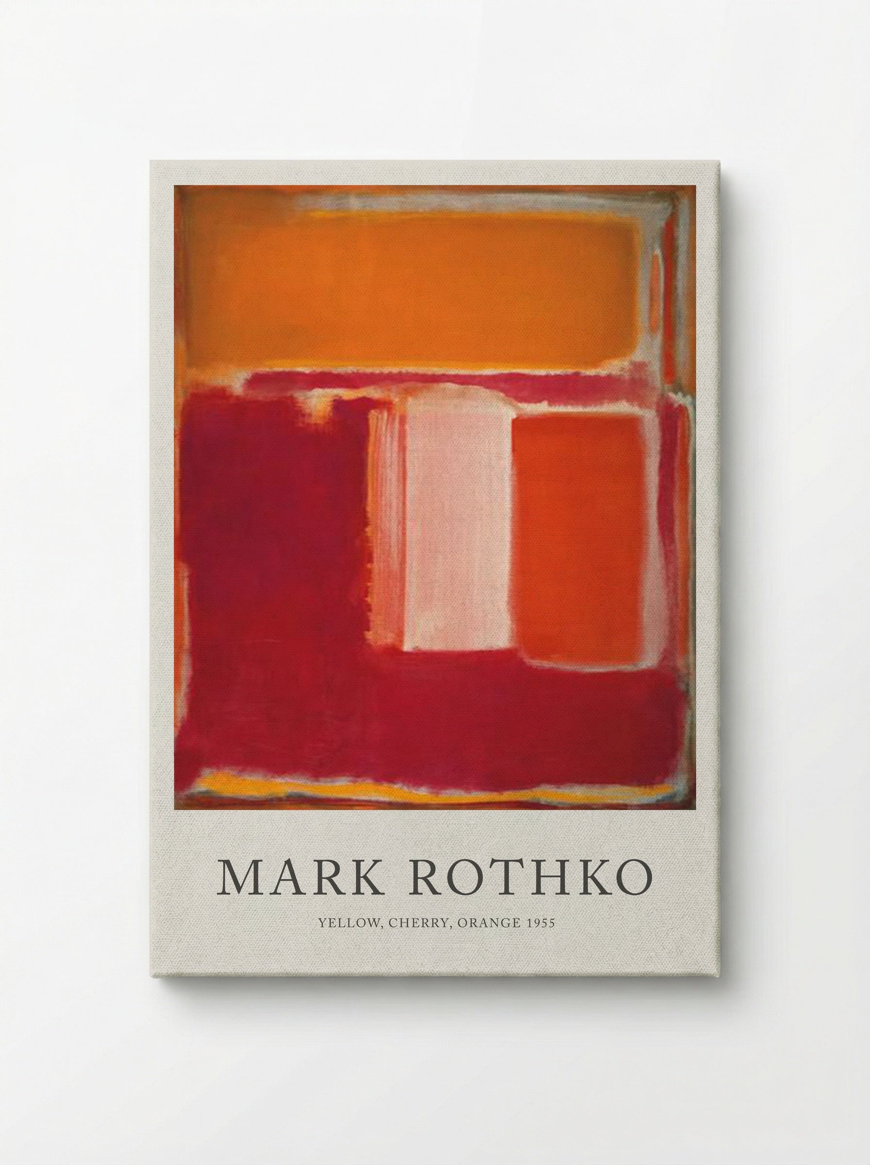 Yellow, Cherry, Orange - Mark Rothko - Canvas
