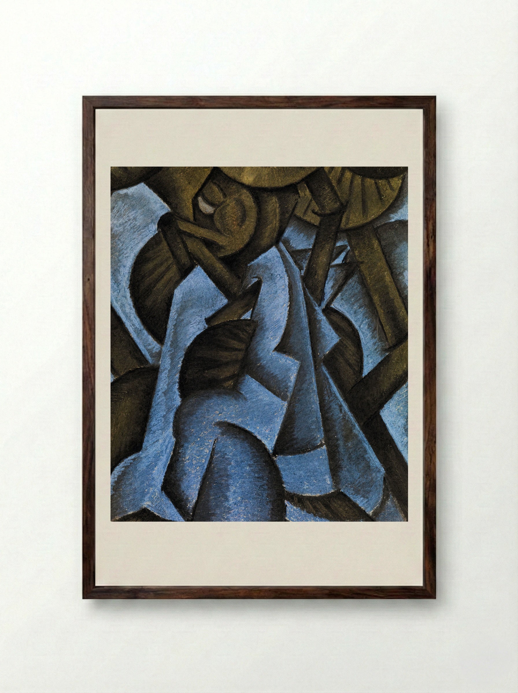 Pagan Philosophy - Arthur Dove - Framed Print Dark Wood