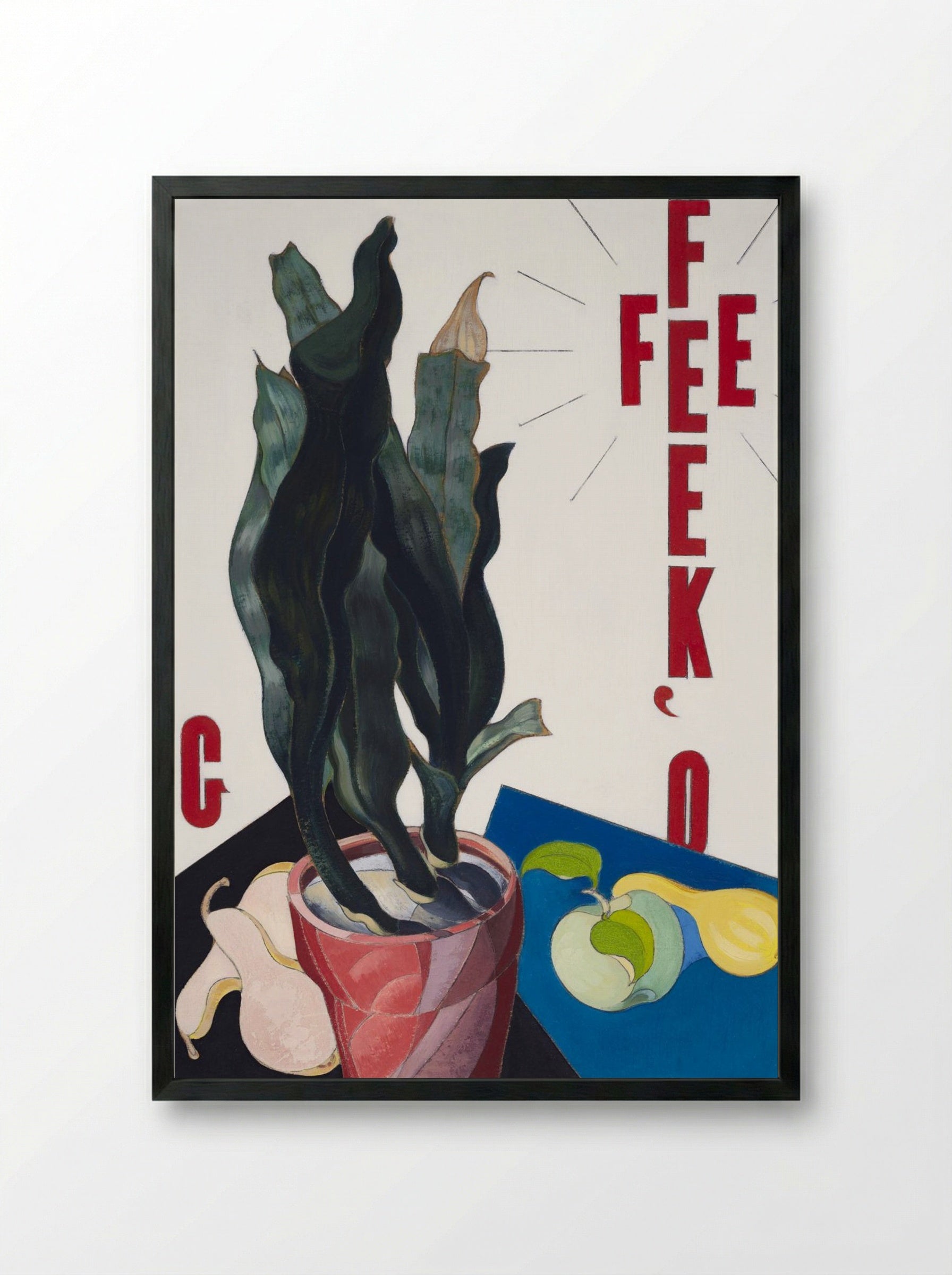 O'Keeffe (1923-1924) - Charles Demuth - Framed Print Black