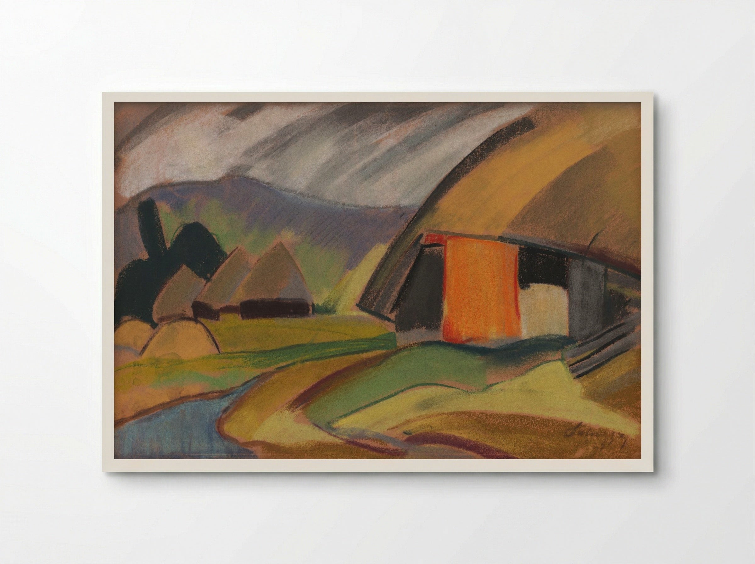 By the Village - Zolo Palugyay - Poster