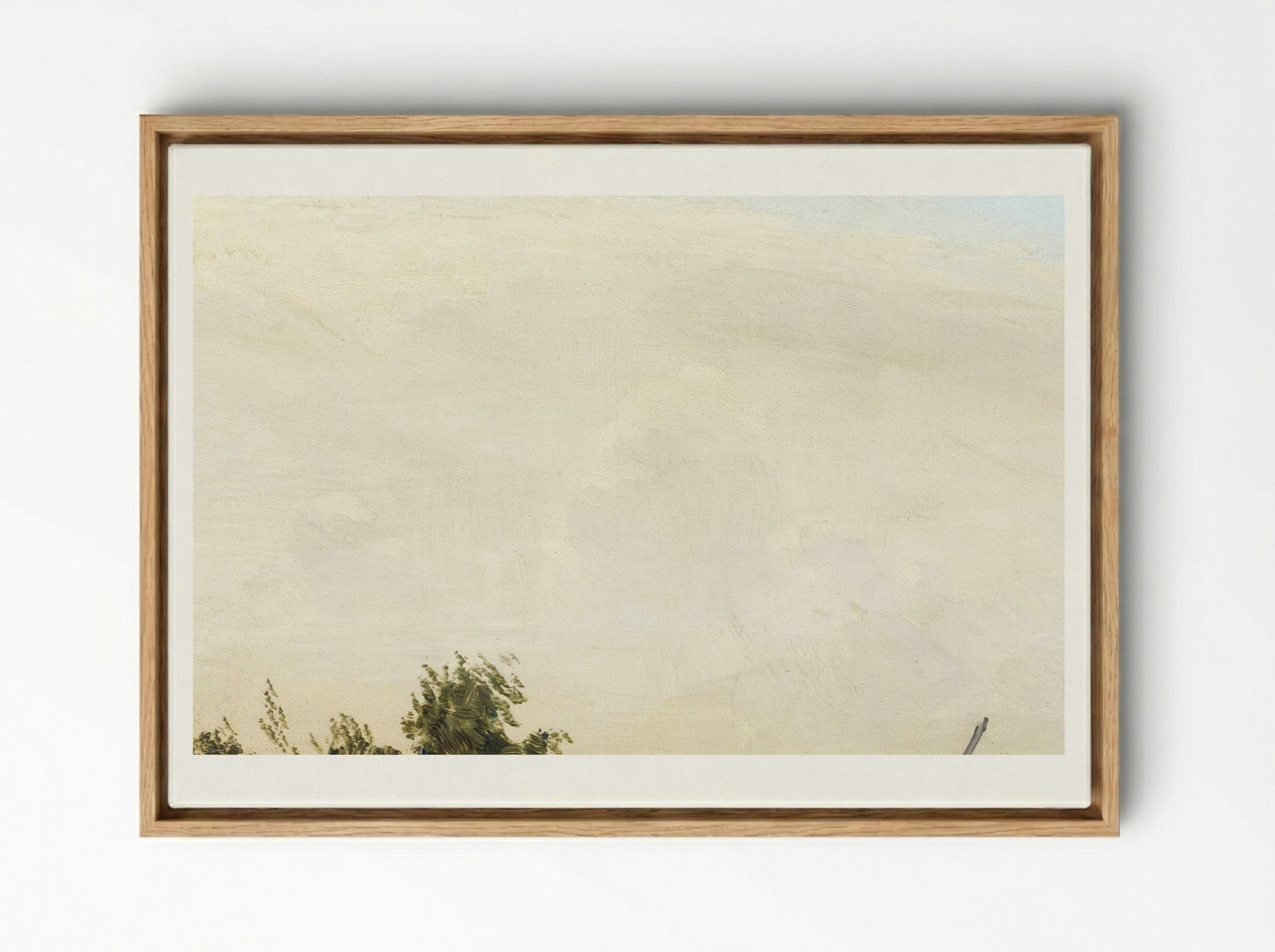 Meadow Landscape on the Spaarne - Gerrit Willem Dijsselhof - Framed Canvas Wood