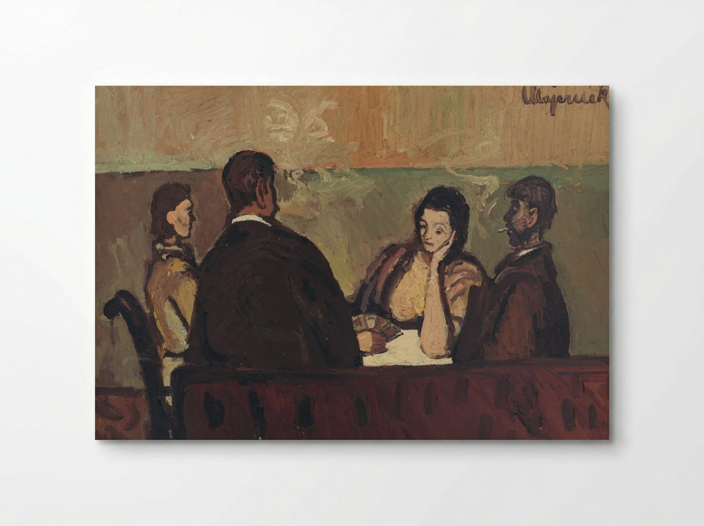 Card Players - Cyprián Majerník - Poster