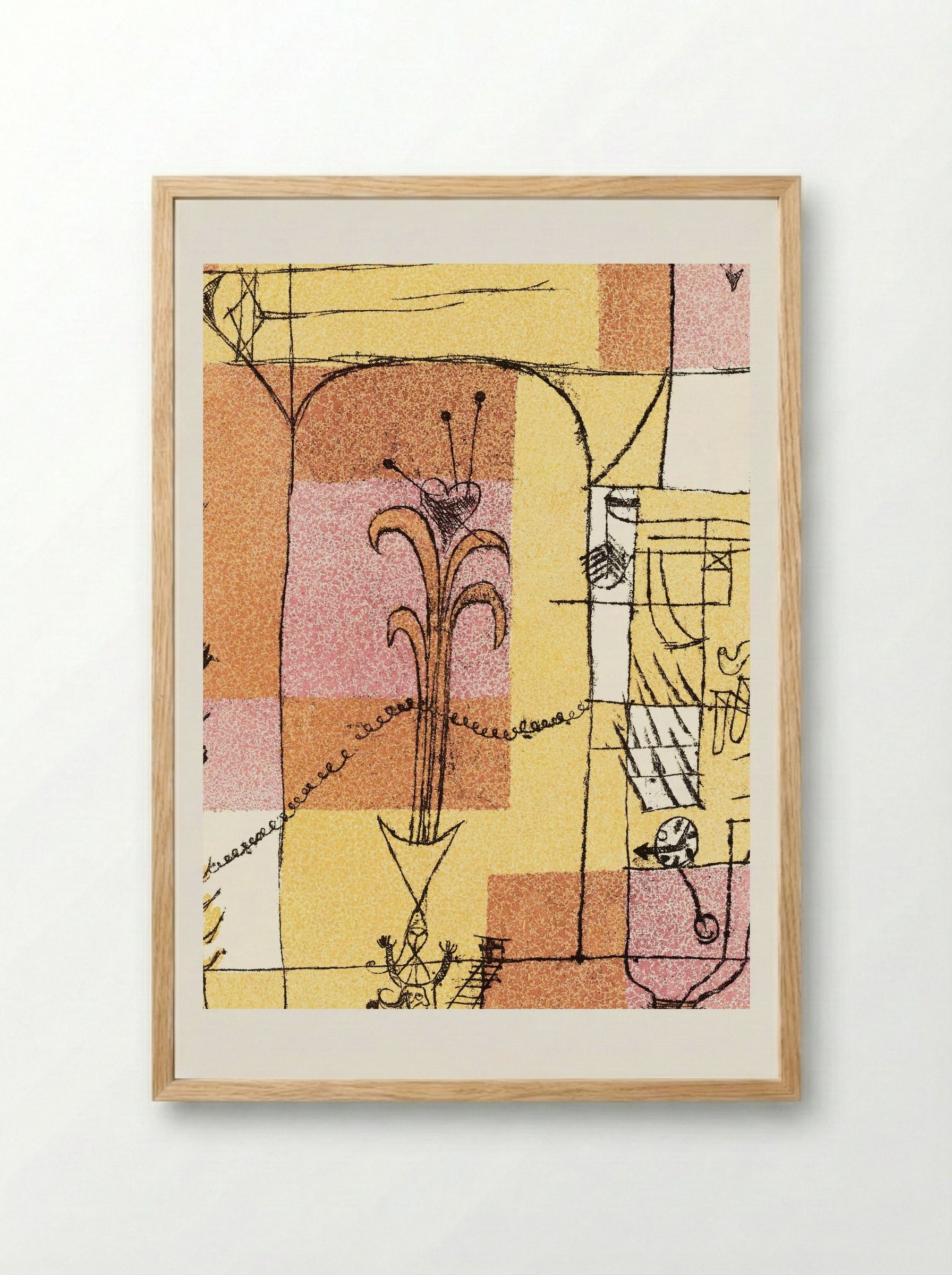 In the Spirit of Hoffmann - Paul Klee - Framed Print Wood