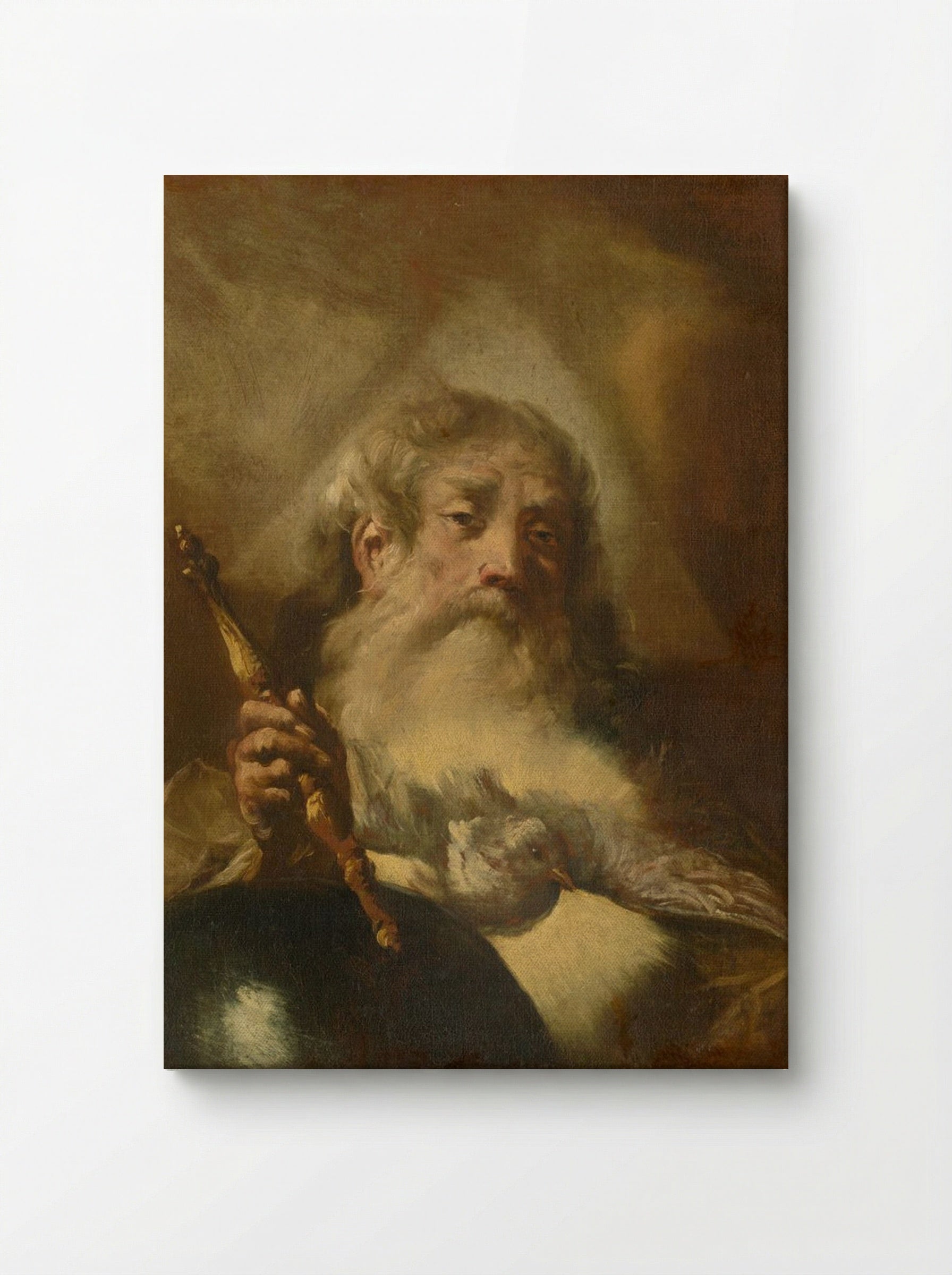 Study of God the Father - Rembrandt van Rijn - Canvas