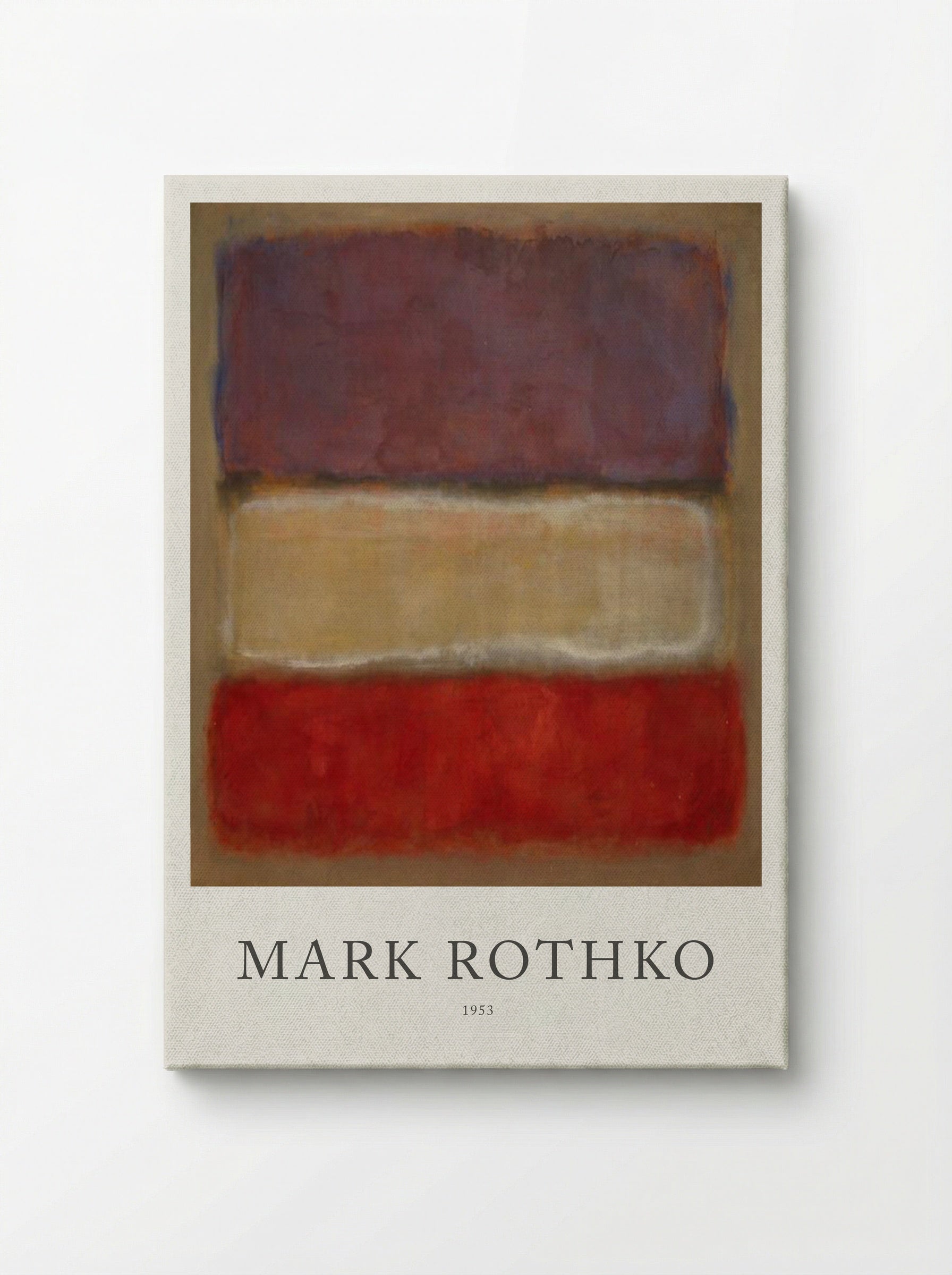 Untitled (Three Rectangles, Colour Field Painting) - Mark Rothko - Canvas