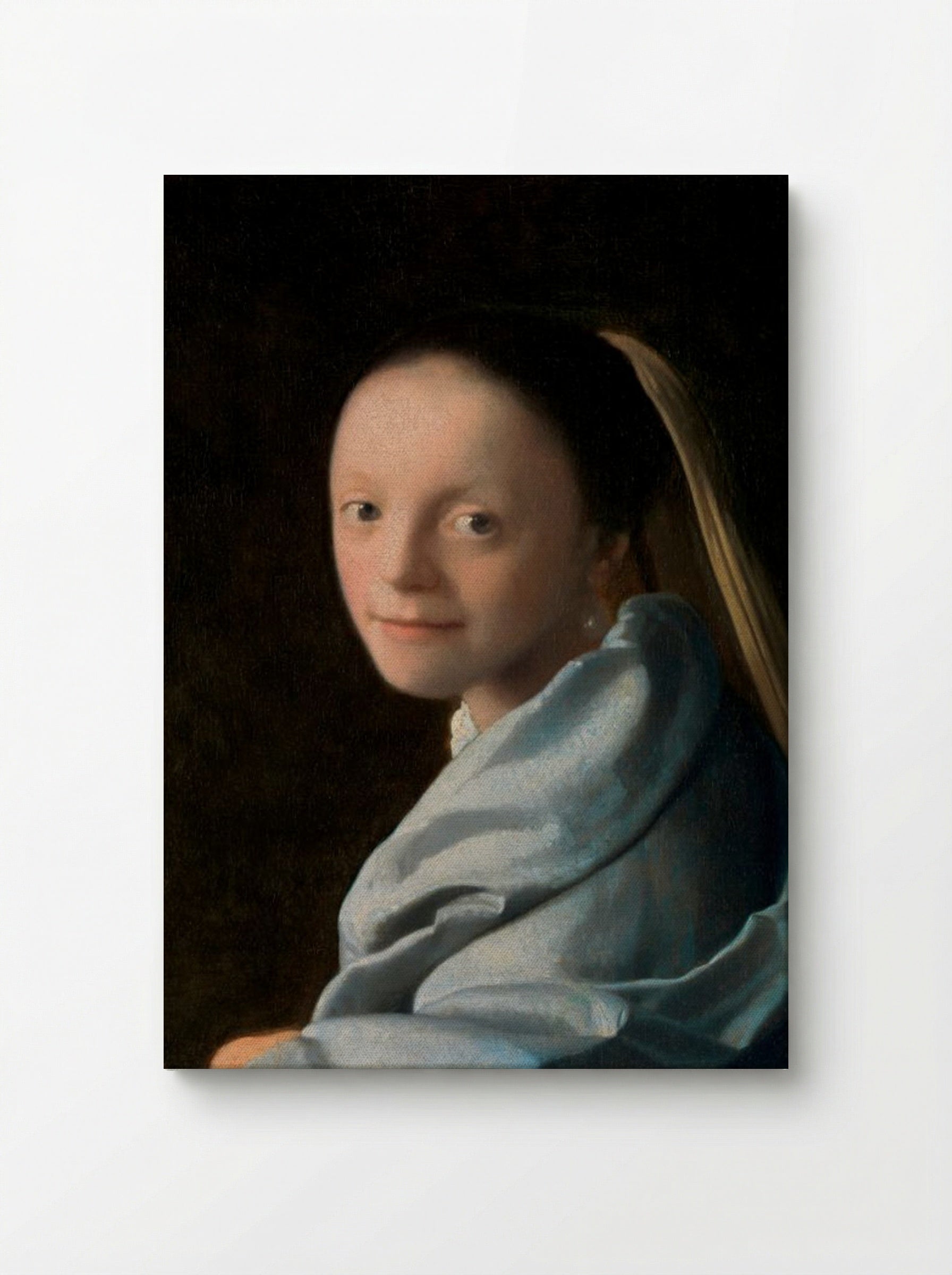 Study of a Young Woman - Johannes Vermeer - Canvas