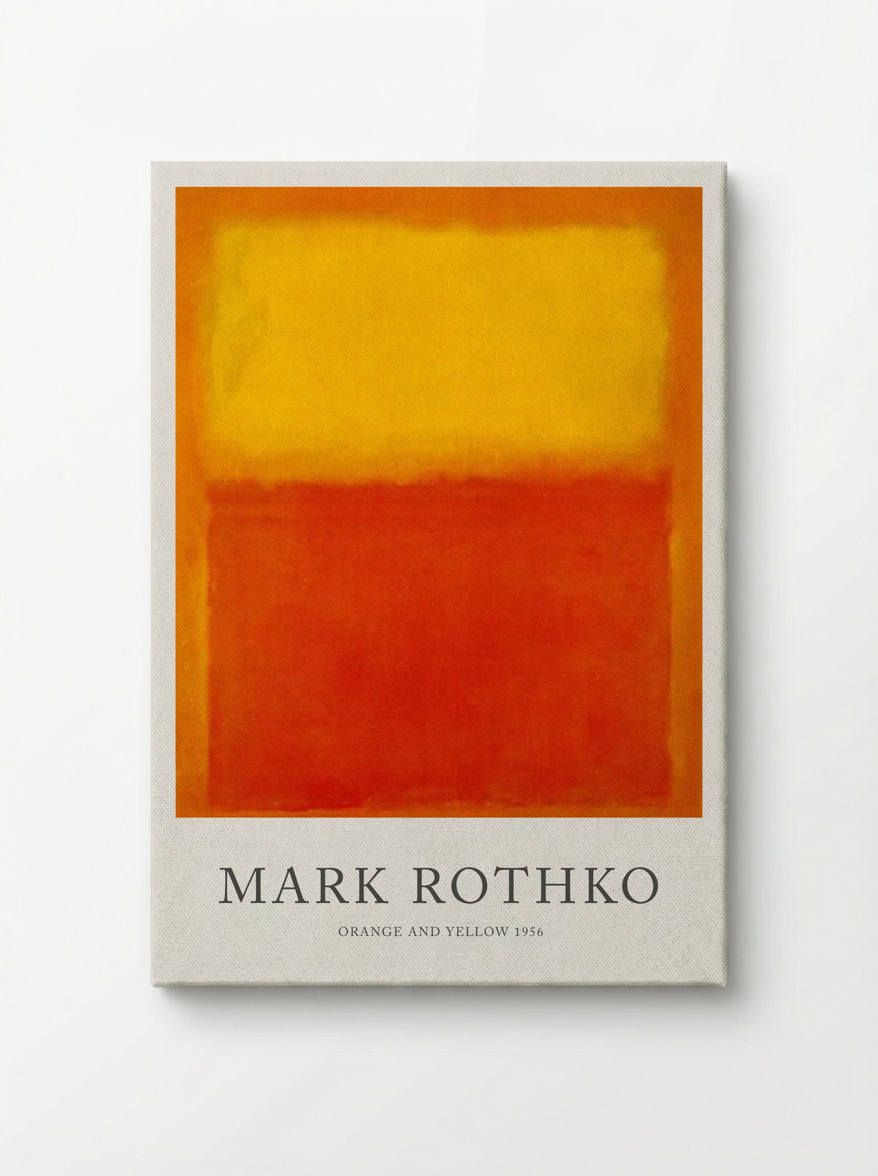 Orange and Yellow - Mark Rothko - Canvas