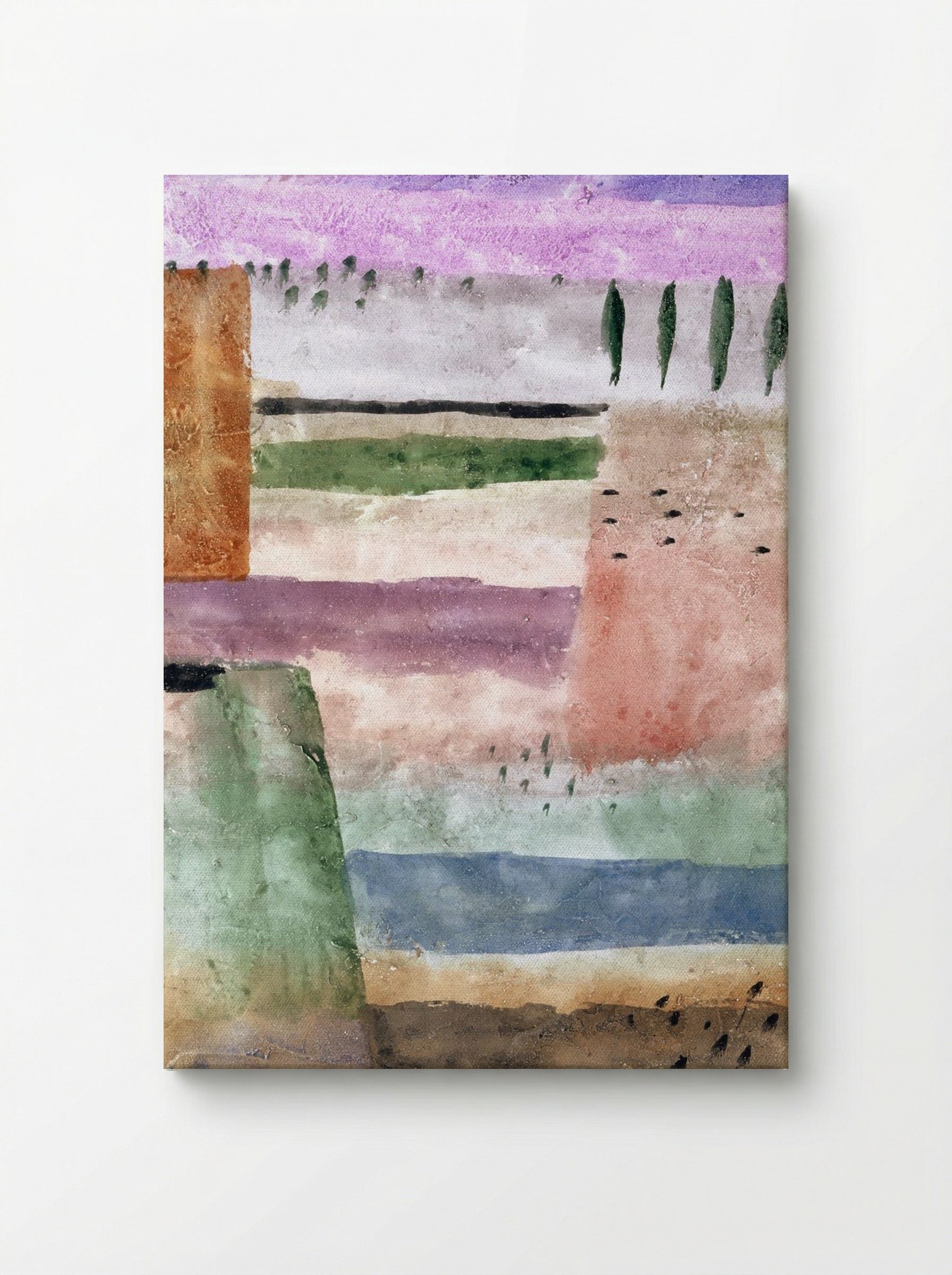 Landscape with Poplars - Paul Klee - Canvas