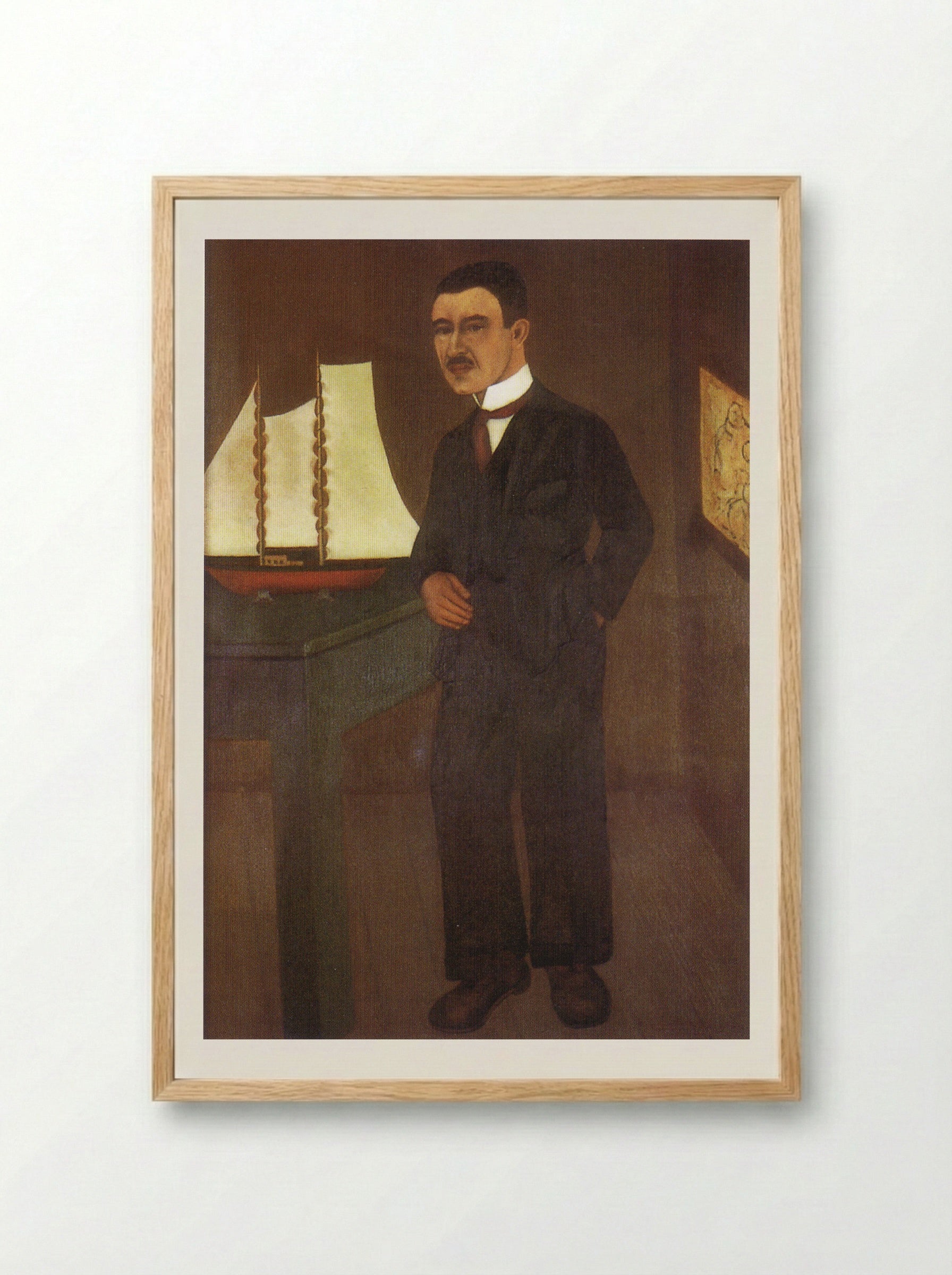 Portrait of Dr. Leo Eloesser - Fine Art Print - Framed Print Wood