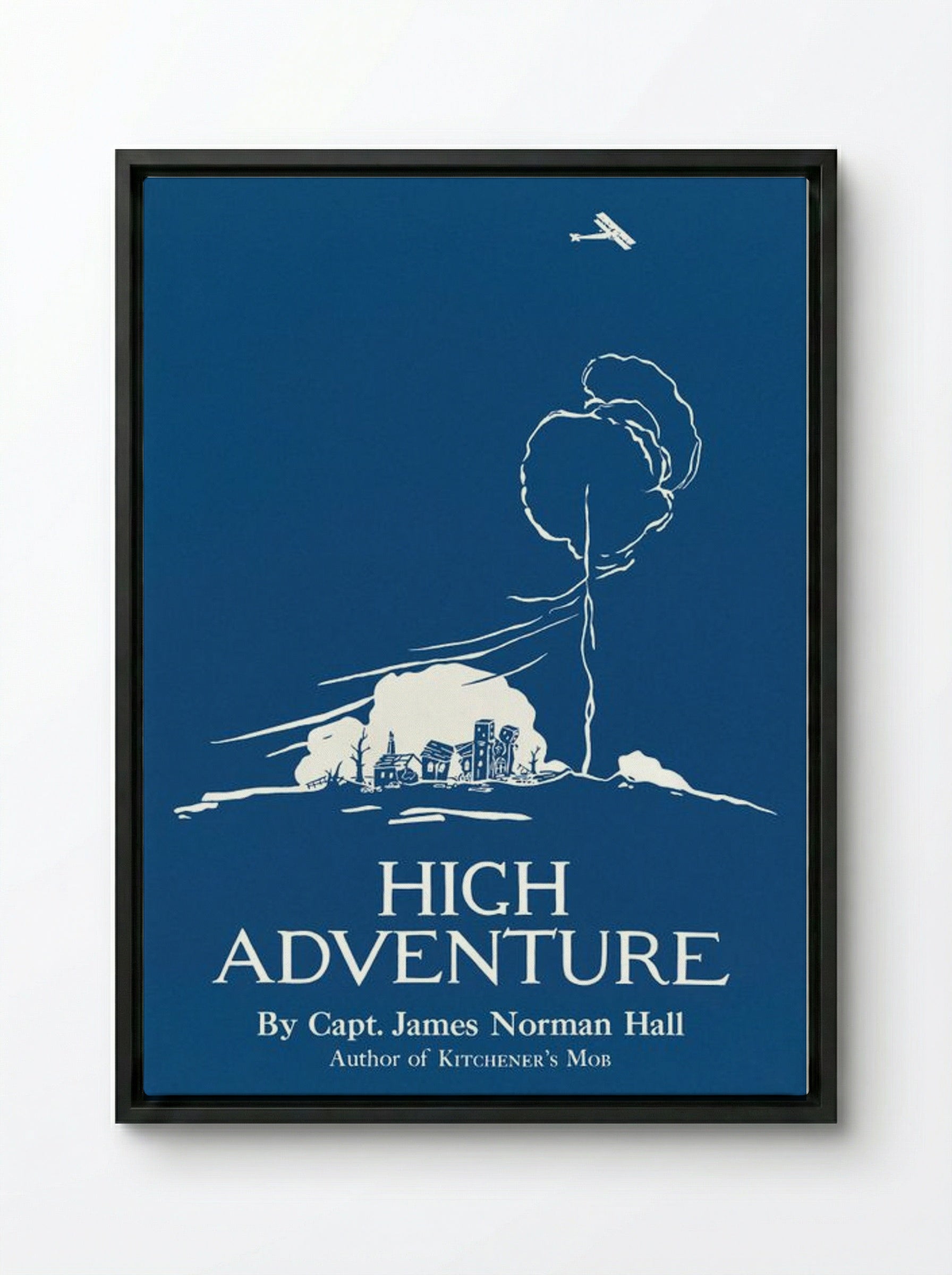 High Adventure - Edward Penfield - Framed Canvas Black