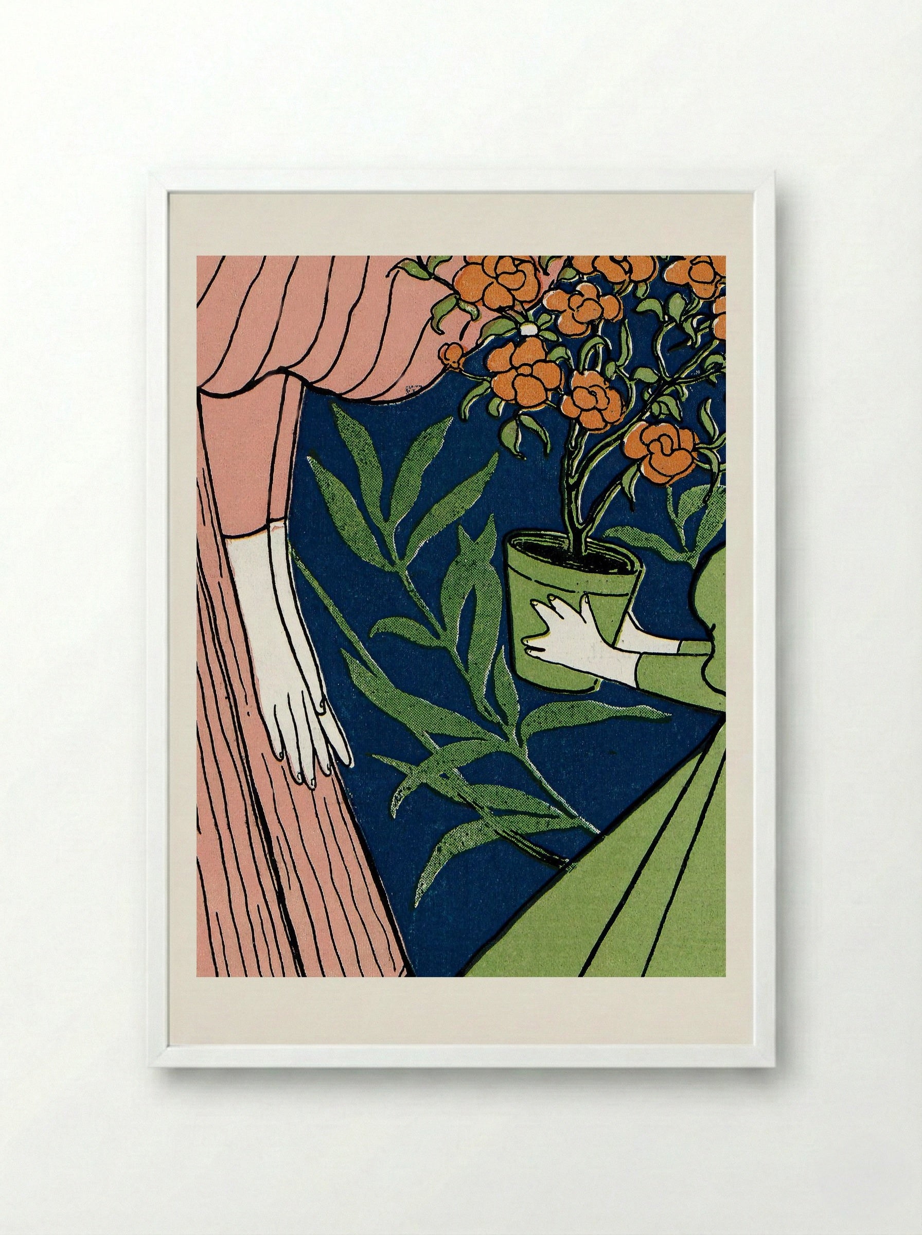 Jugend, Issue No. 40 - Josef Rudolf Witzel - Framed Print White