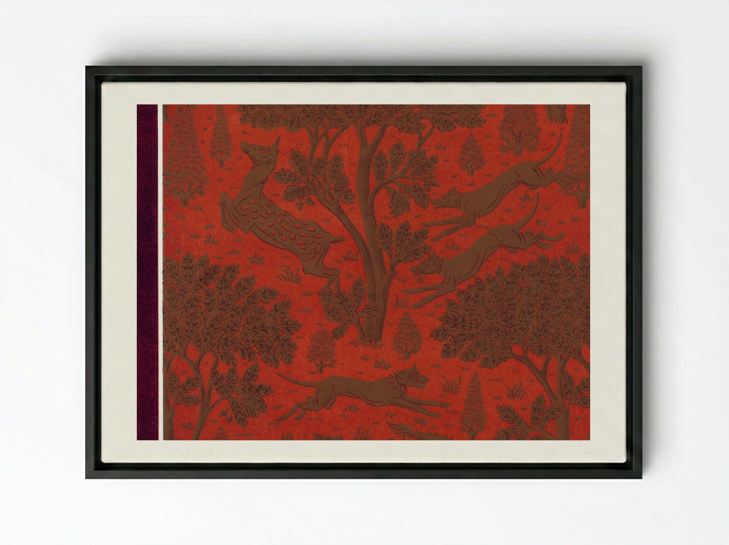 L'Animal dans la Décoration, Plate 36 - Maurice Pillard Verneuil - Framed Canvas Black