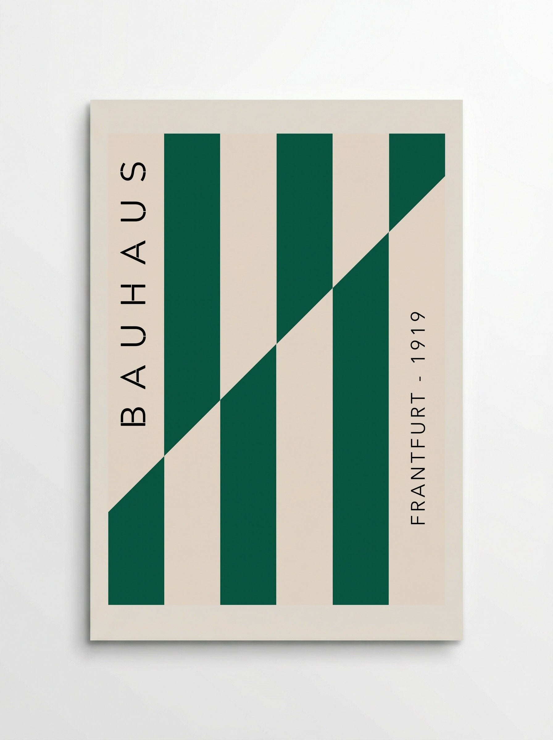 Bauhaus Stripes – Frankfurt 1919 - Poster