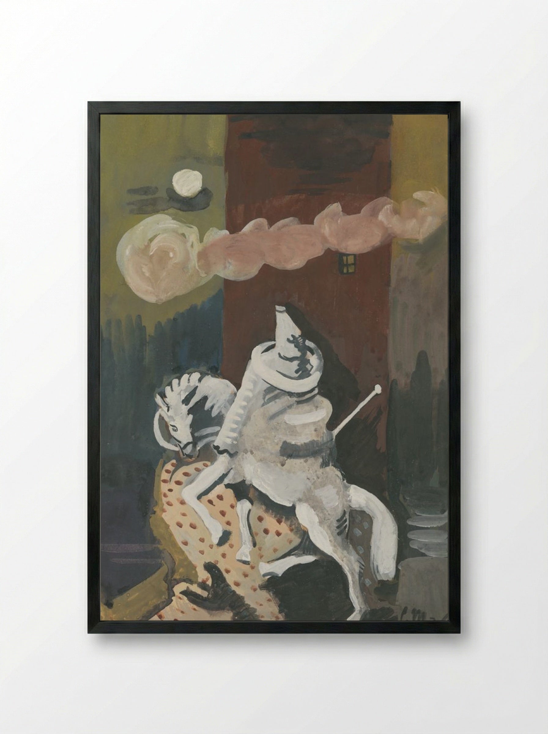 At Night - Cyprián Majerník - Framed Print Black