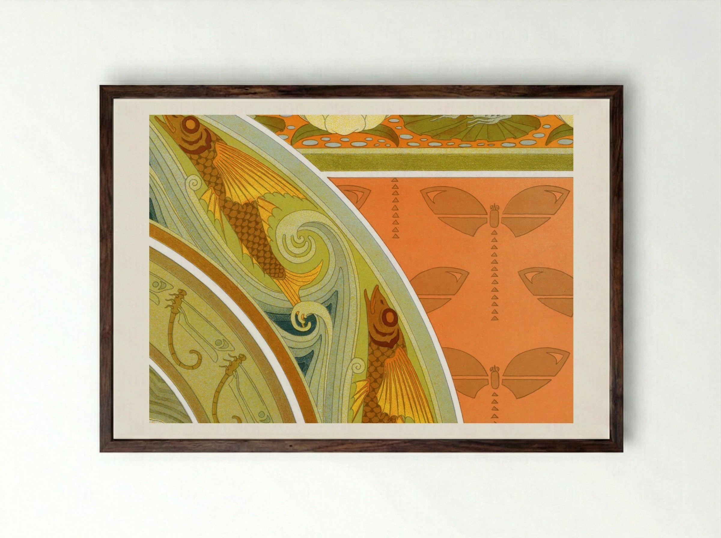 L'Animal dans la Décoration, Plate 5 - Maurice Pillard Verneuil - Framed Print Dark Wood