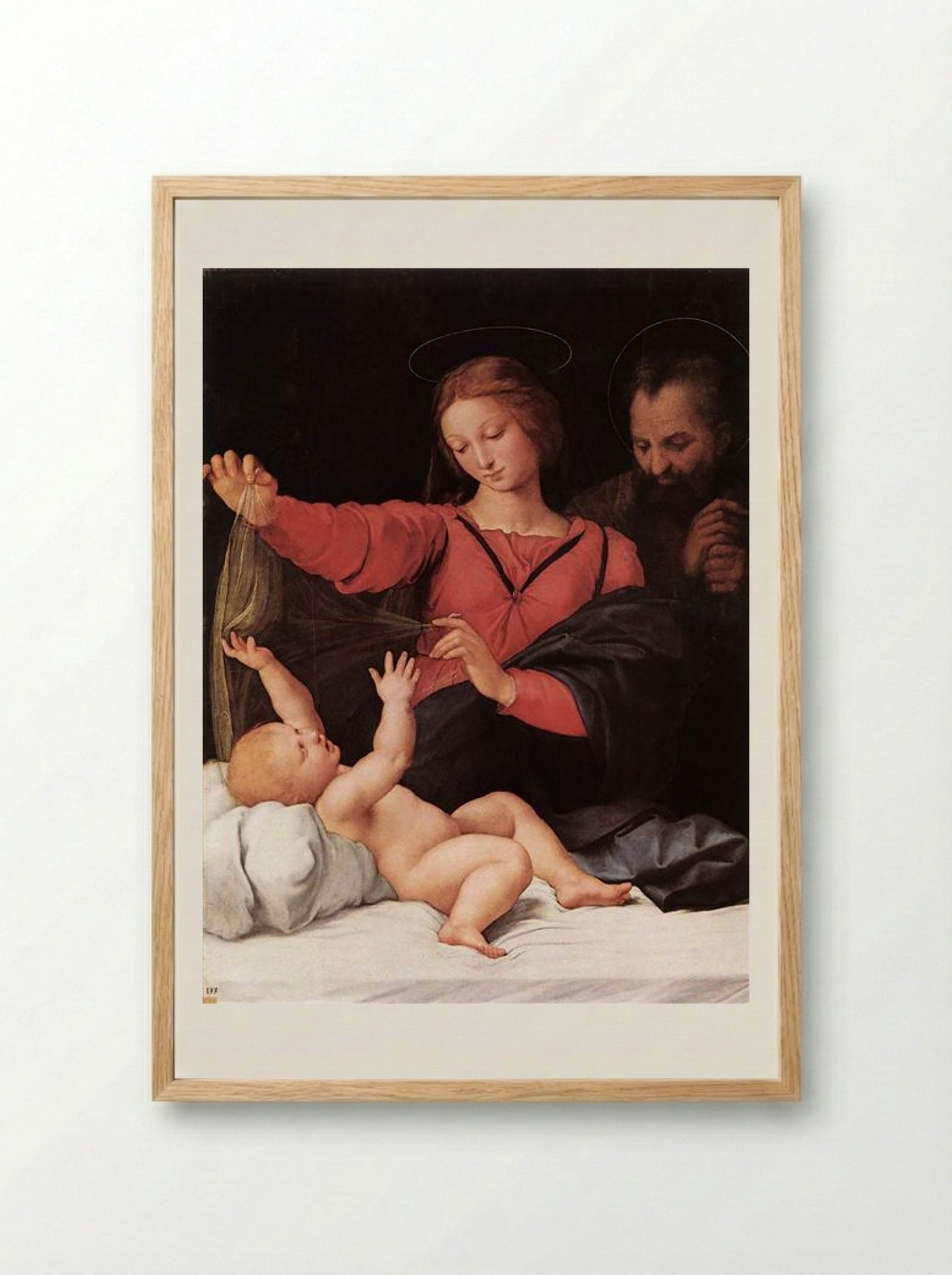 The Madonna of Loreto - Raphael - Framed Print Wood