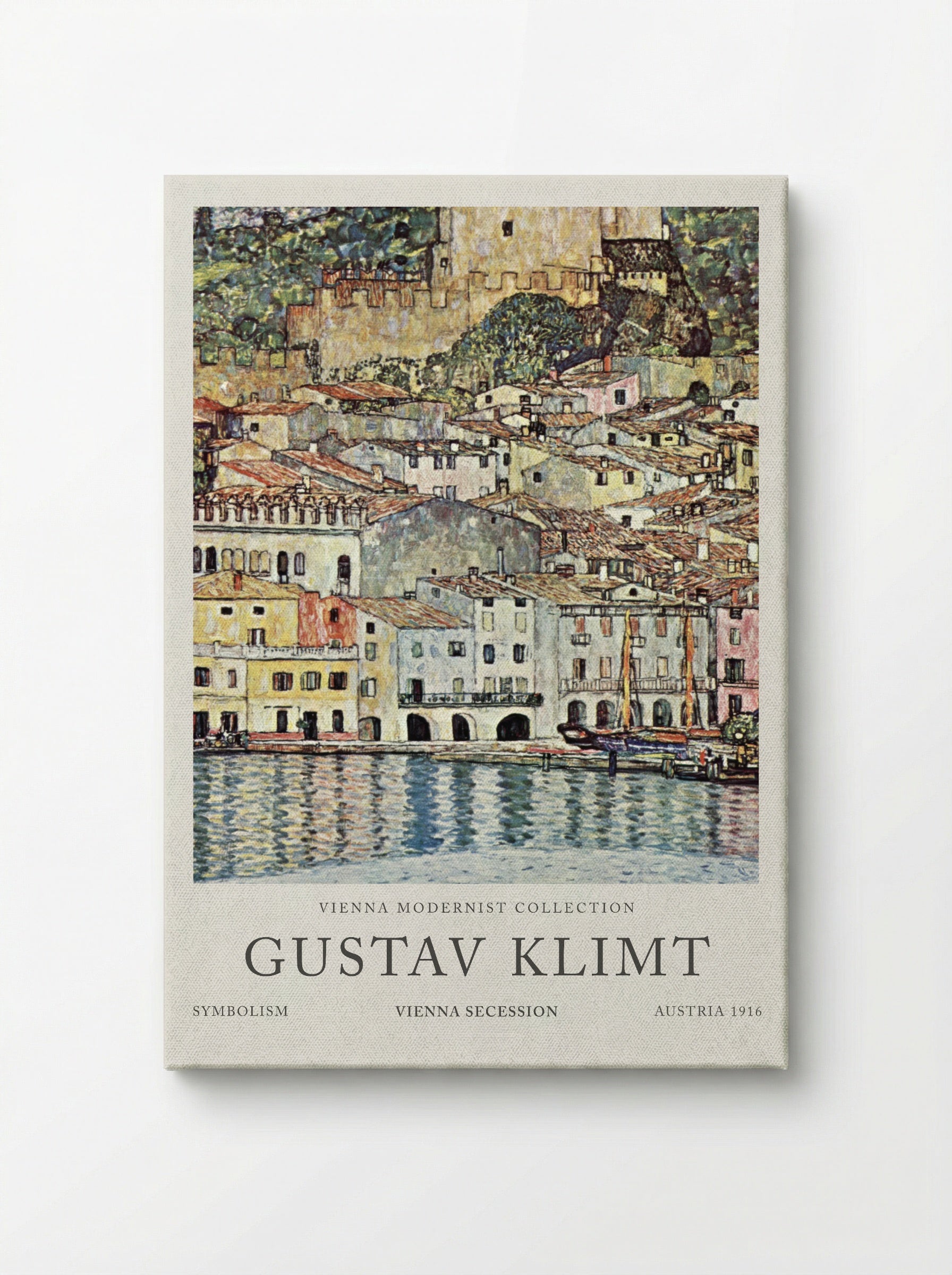 Malcesine am Gardasee - Gustav Klimt - Canvas