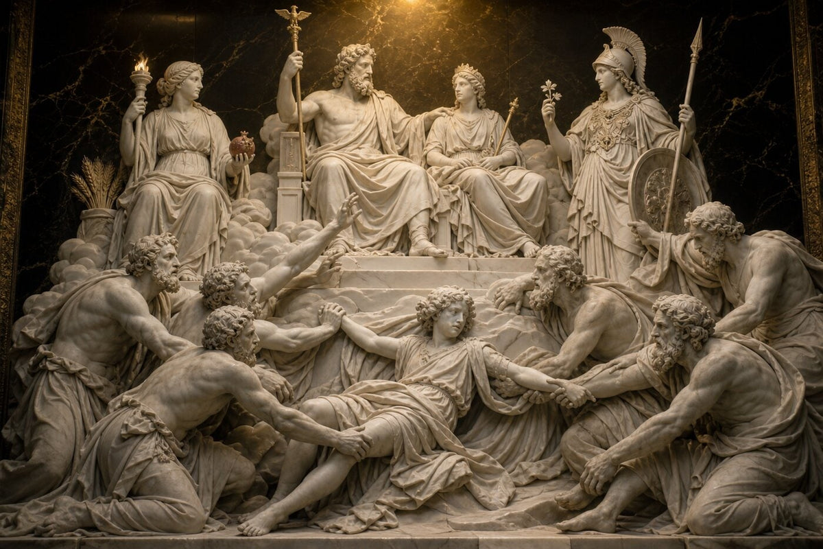 Original illustration for The Birth of Zagreus