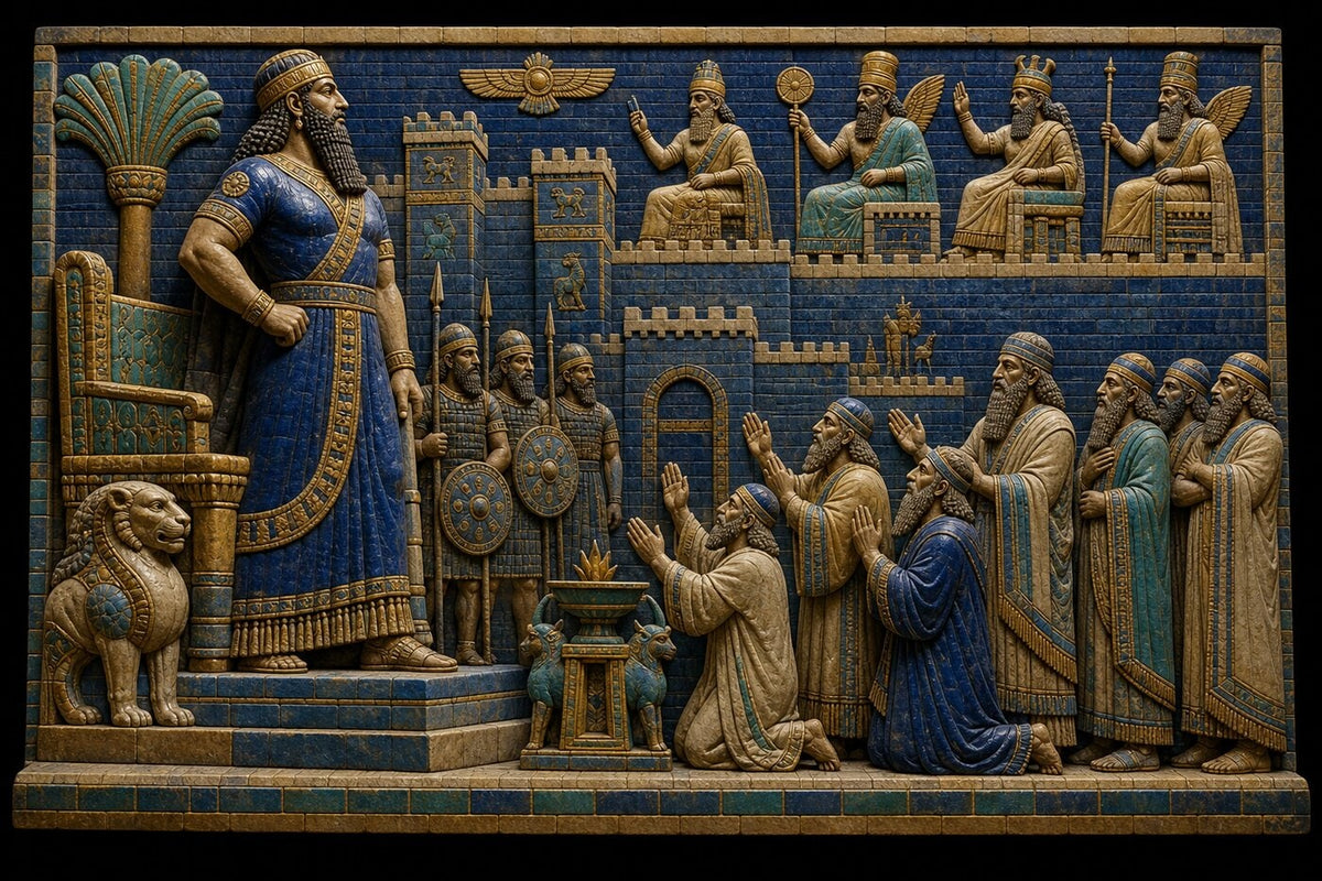 Original illustration for Gilgamesh's Tyranny in Uruk