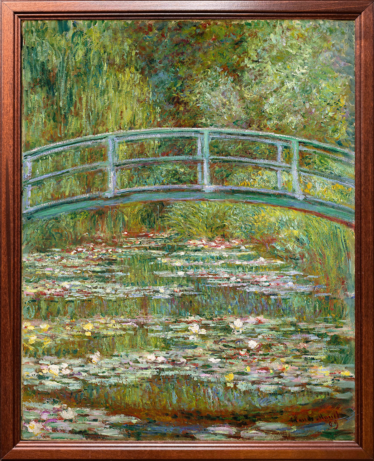 Claude Monet, Bridge over a Pond of Water Lilies, 1899. Oil on canvas. Metropolitan Museum of Art, New York.