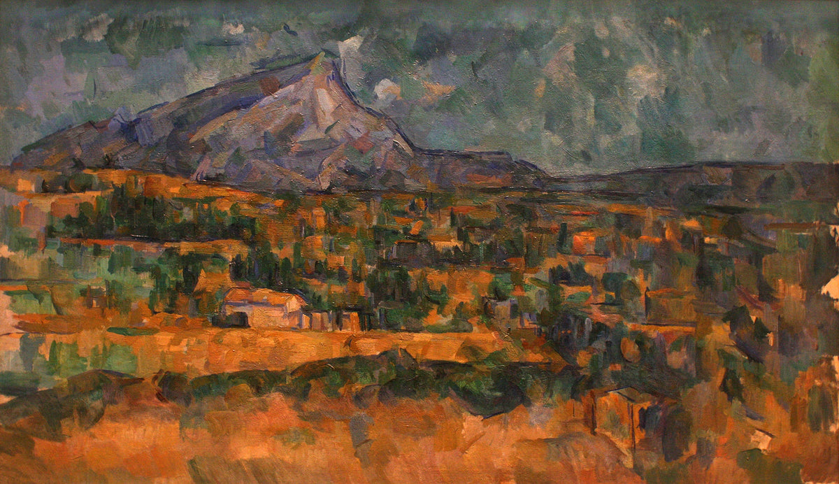 Paul Cézanne, Mont Sainte-Victoire, c. 1902-06. Oil on canvas.