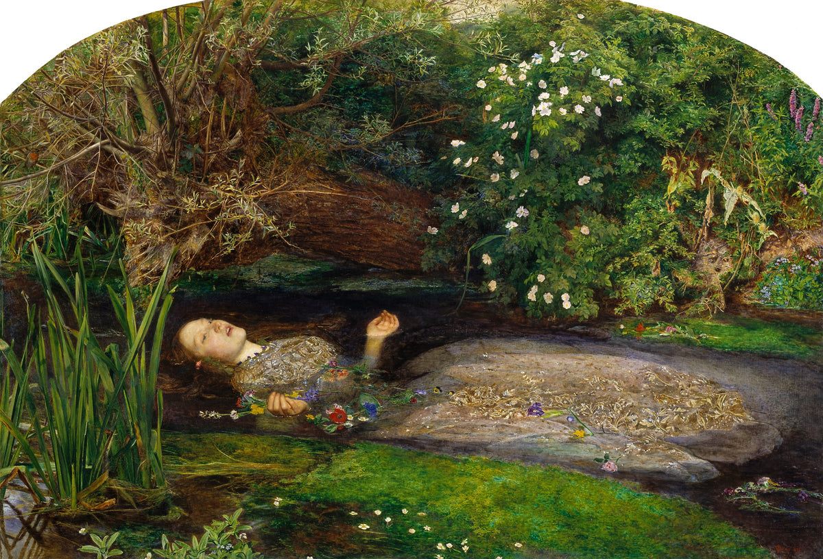 John Everett Millais, Ophelia, 1851-52. Tate Britain, London.