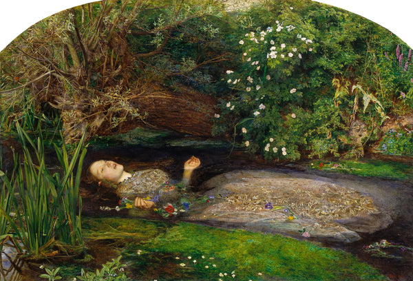 John Everett Millais, Ophelia, 1851-52. Tate Britain, London.