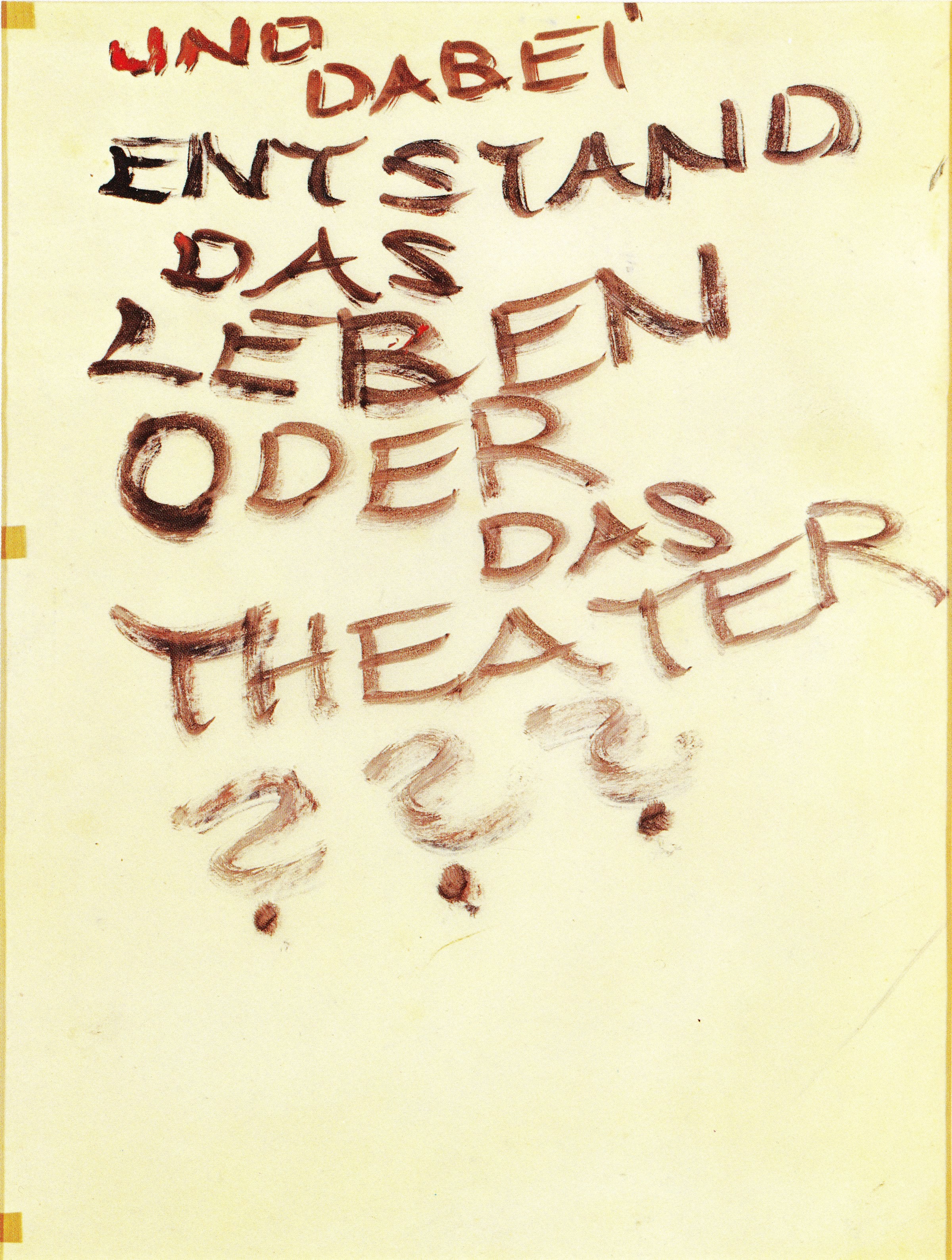 Charlotte Salomon, gouache from Leben? oder Theater?, c. 1940-42. Joods Historisch Museum, Amsterdam.