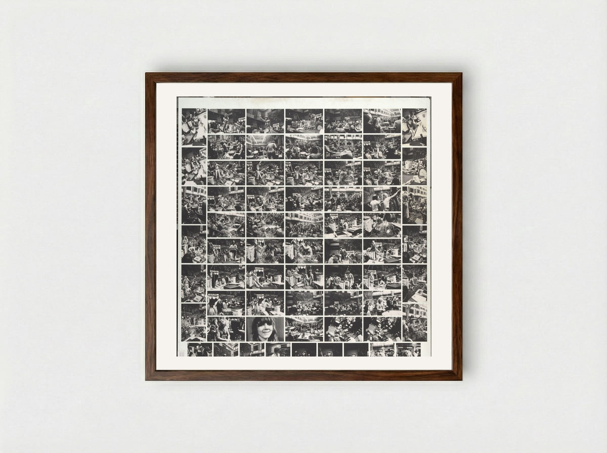 10 jaar BBK in Frascati - Pieter Boersma - Framed Print Dark Wood