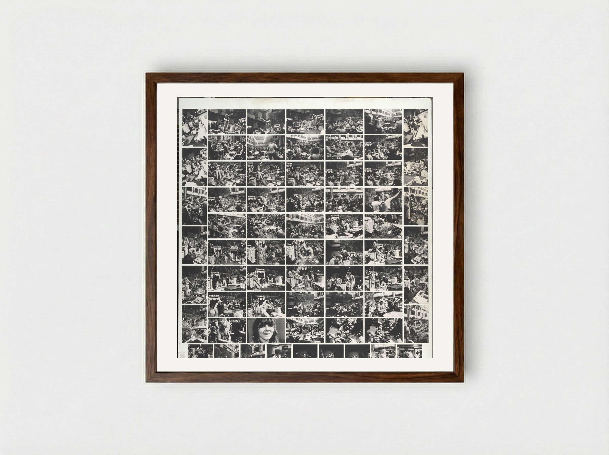 10 jaar BBK in Frascati - Pieter Boersma - Framed Print Dark Wood