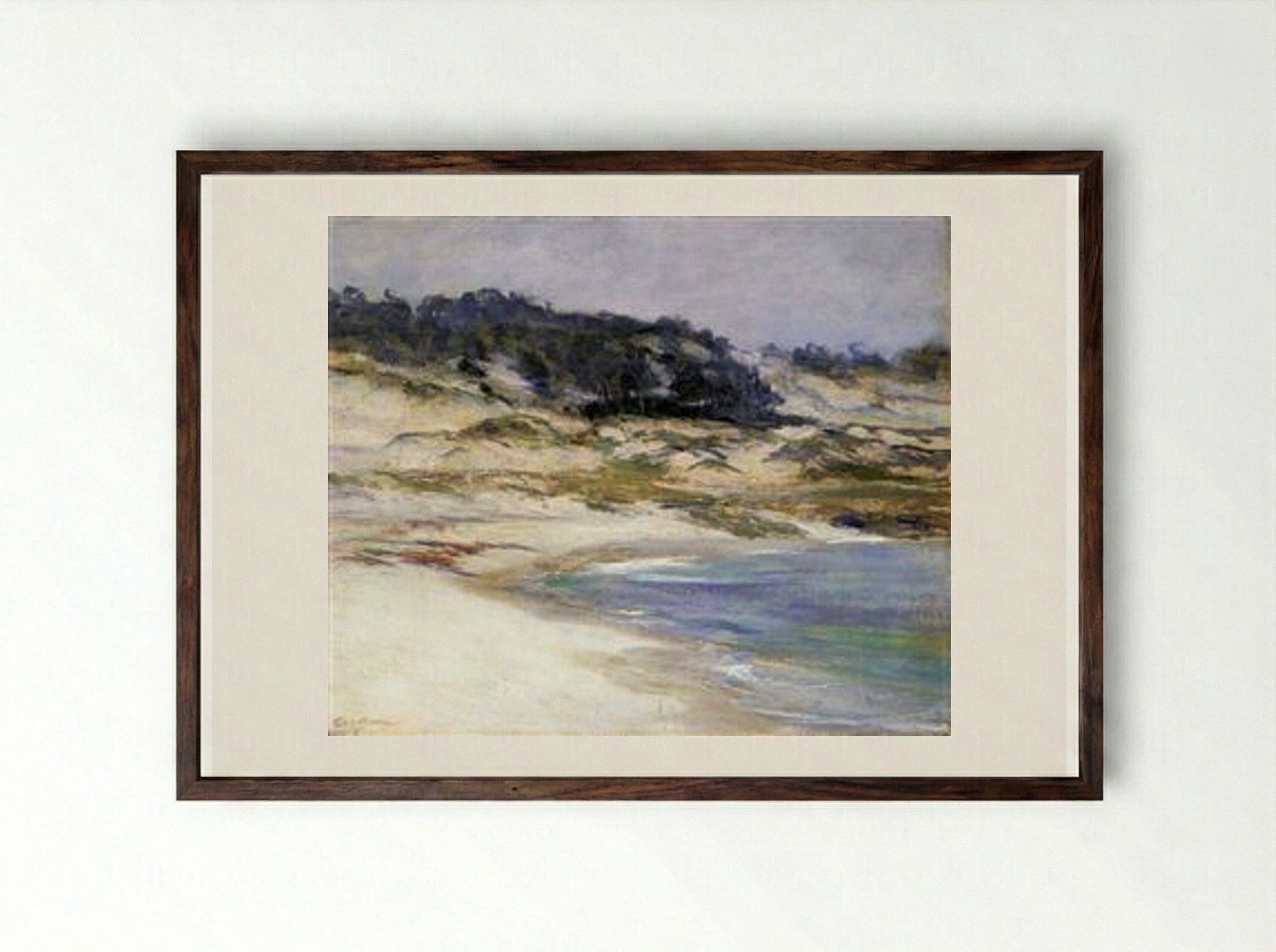 17 Mile Drive - Guy Rose - Framed Print Dark Wood