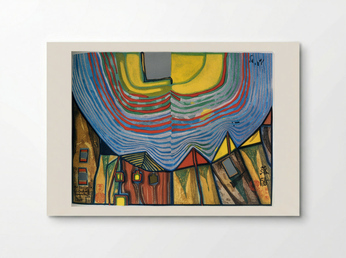 603A Sunset - Friedensreich Hundertwasser - Poster