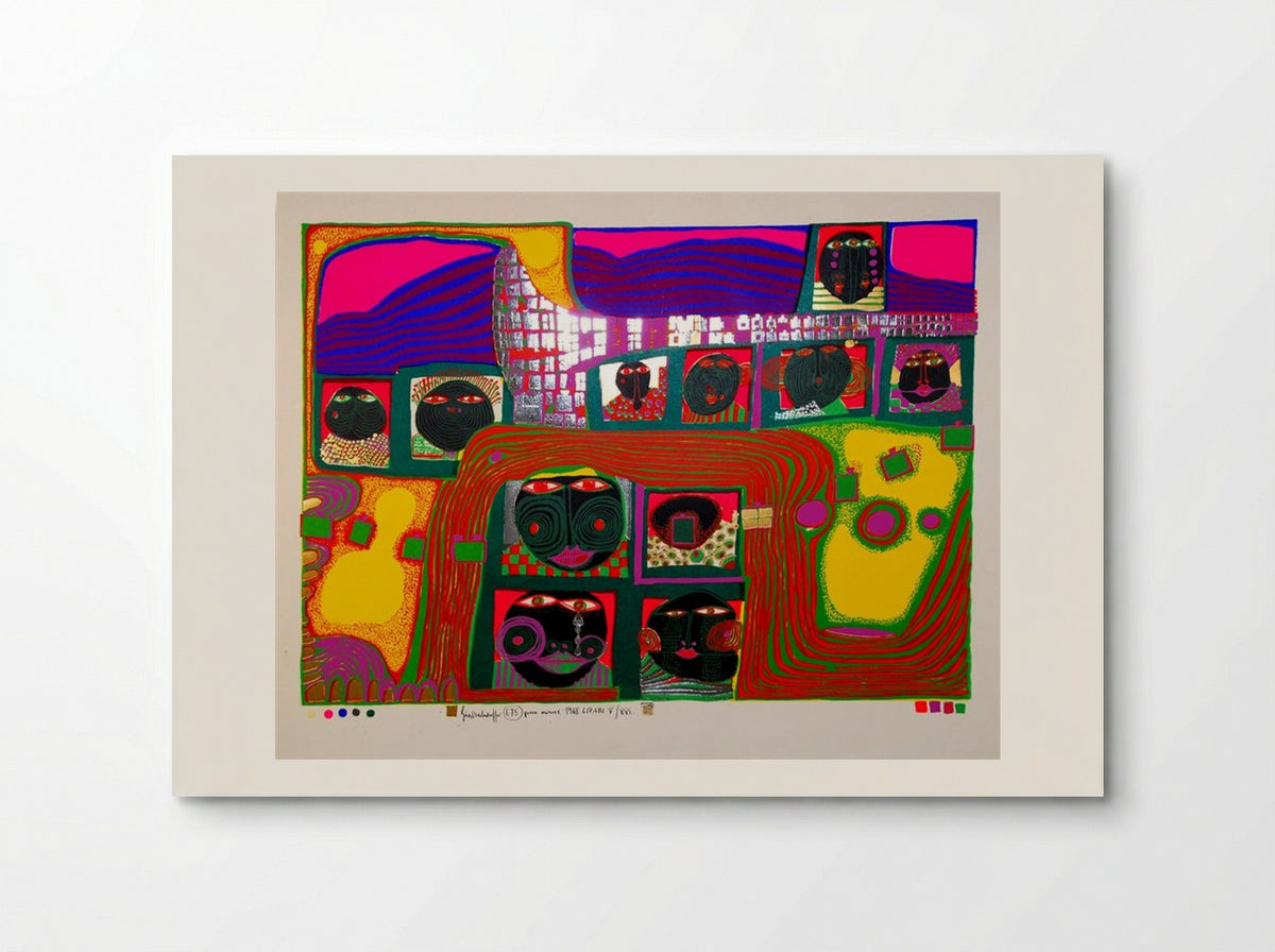 675 Kingdom of the Toro - Friedensreich Hundertwasser - Poster