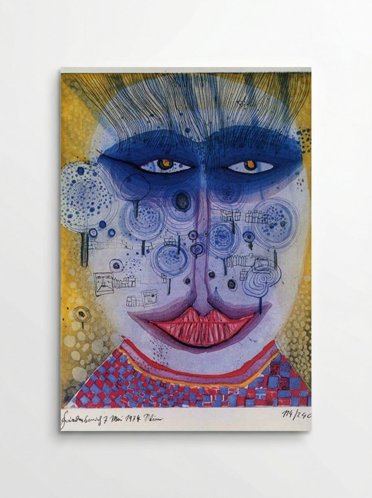 728 Meadowman - Friedensreich Hundertwasser - Poster