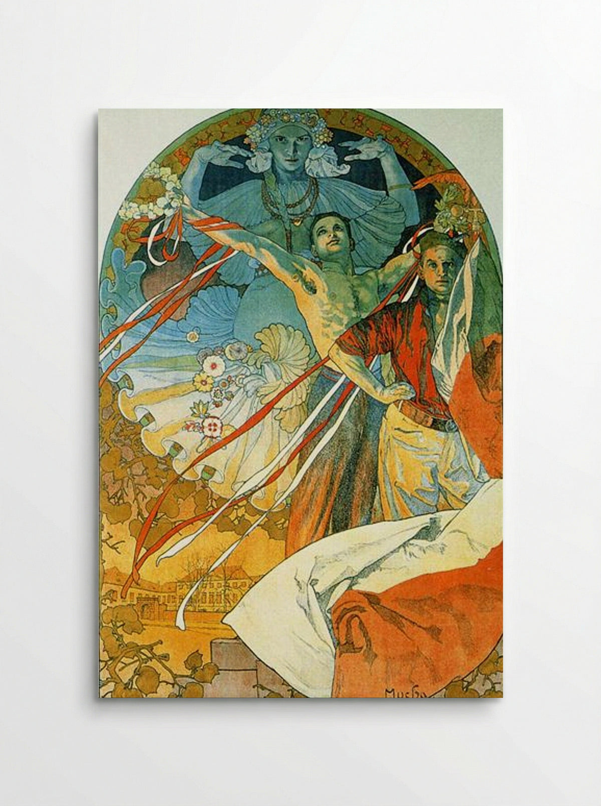 8th Sokol Festival - Alphonse Mucha - Poster