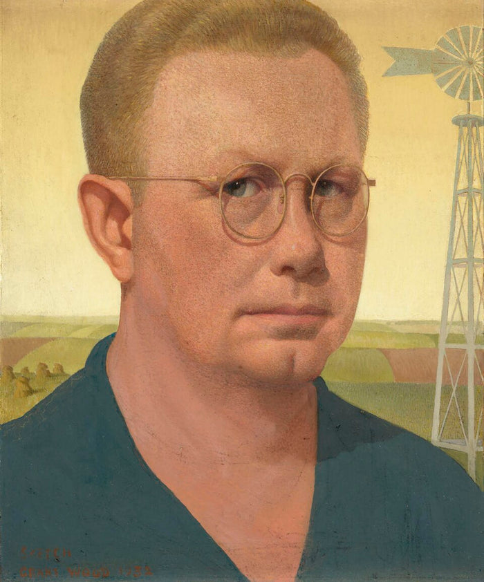 Grant Wood portrait