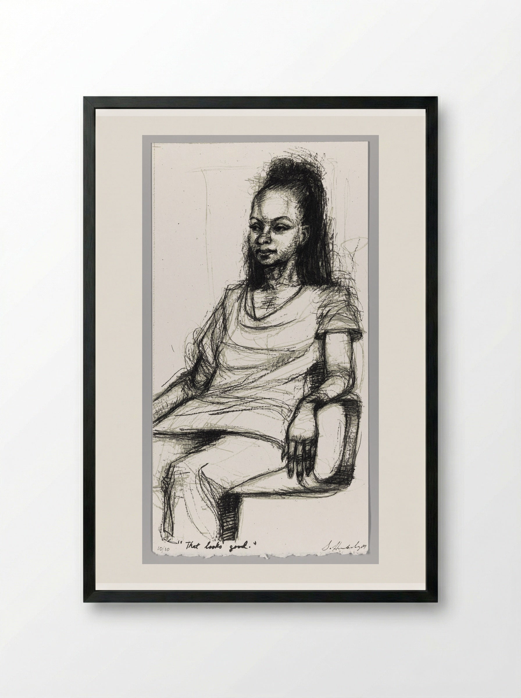 99% NO.62 Trecie - Sedrick Huckaby - Framed Print Black